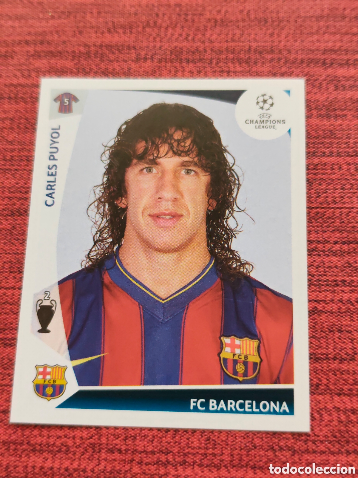 Cromos de f&uacute;tbol: 348 PUYOL FC BARCELONA UEFA CHAMPIONS LEAGUE 2009 2010 PANINI