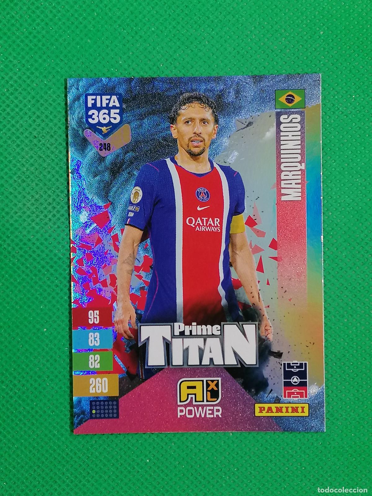 Cromos de f&uacute;tbol: 248 MARQUINHOS PARIS PSG TITAN ⚽ PANINI ADRENALYN XL FIFA 365 26 27 2026 2027 ⚽