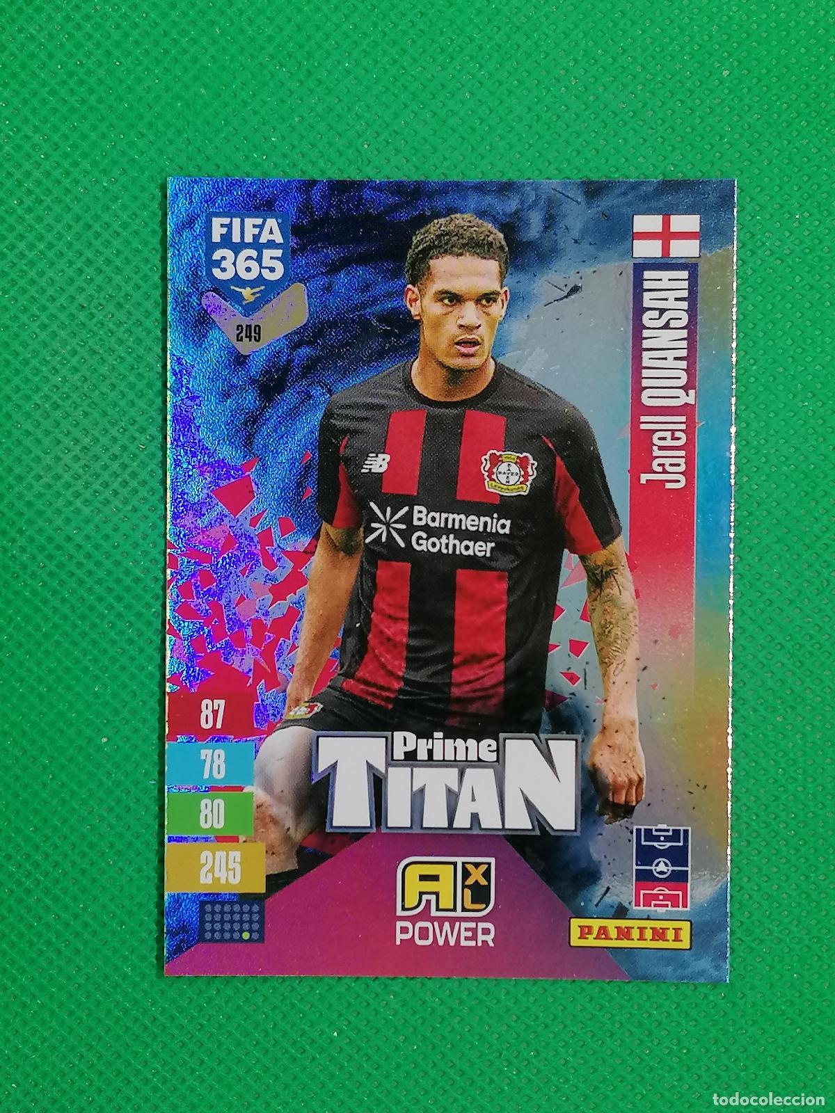 Cromos de f&uacute;tbol: 249 JARELL QUANSAH LEVERKUSEN TITAN ⚽ PANINI ADRENALYN XL FIFA 365 26 27 2026 2027 ⚽