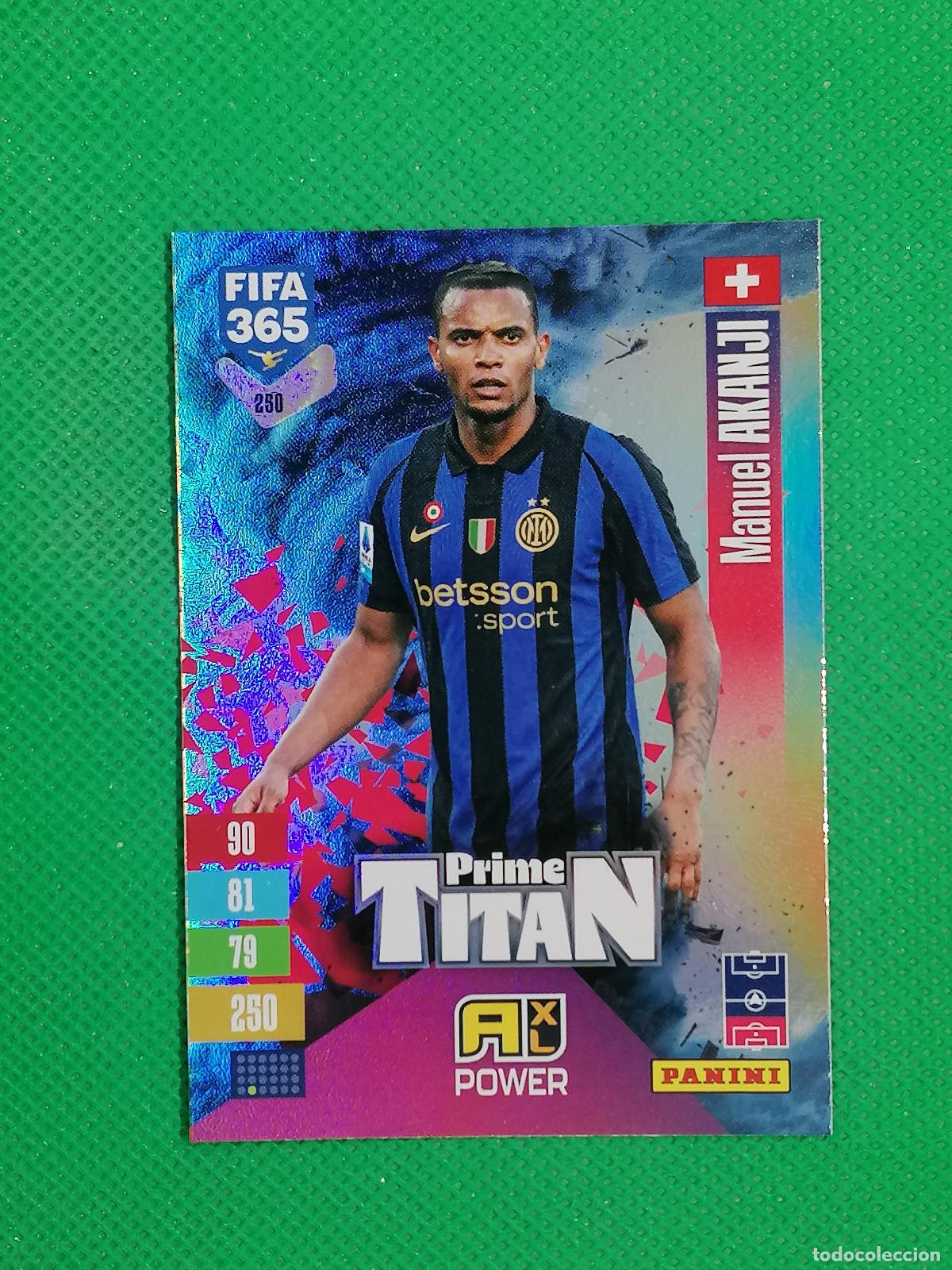 Cromos de f&uacute;tbol: 250 MANUEL AKANJI INTER MILAN TITAN ⚽ PANINI ADRENALYN XL FIFA 365 26 27 2026 2027 ⚽