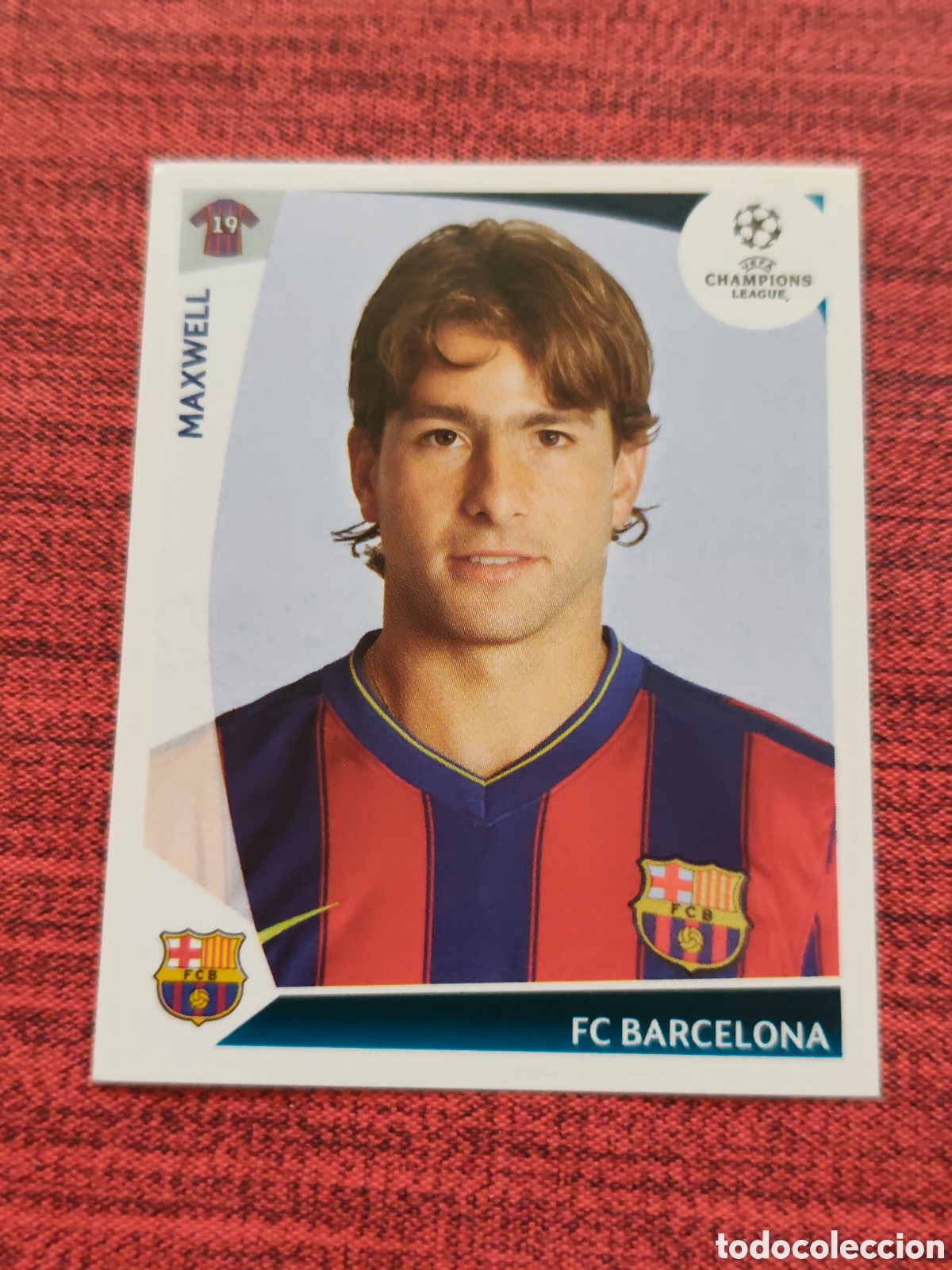 Cromos de f&uacute;tbol: 351 MAXWELL FC BARCELONA UEFA CHAMPIONS LEAGUE 2009 2010 PANINI