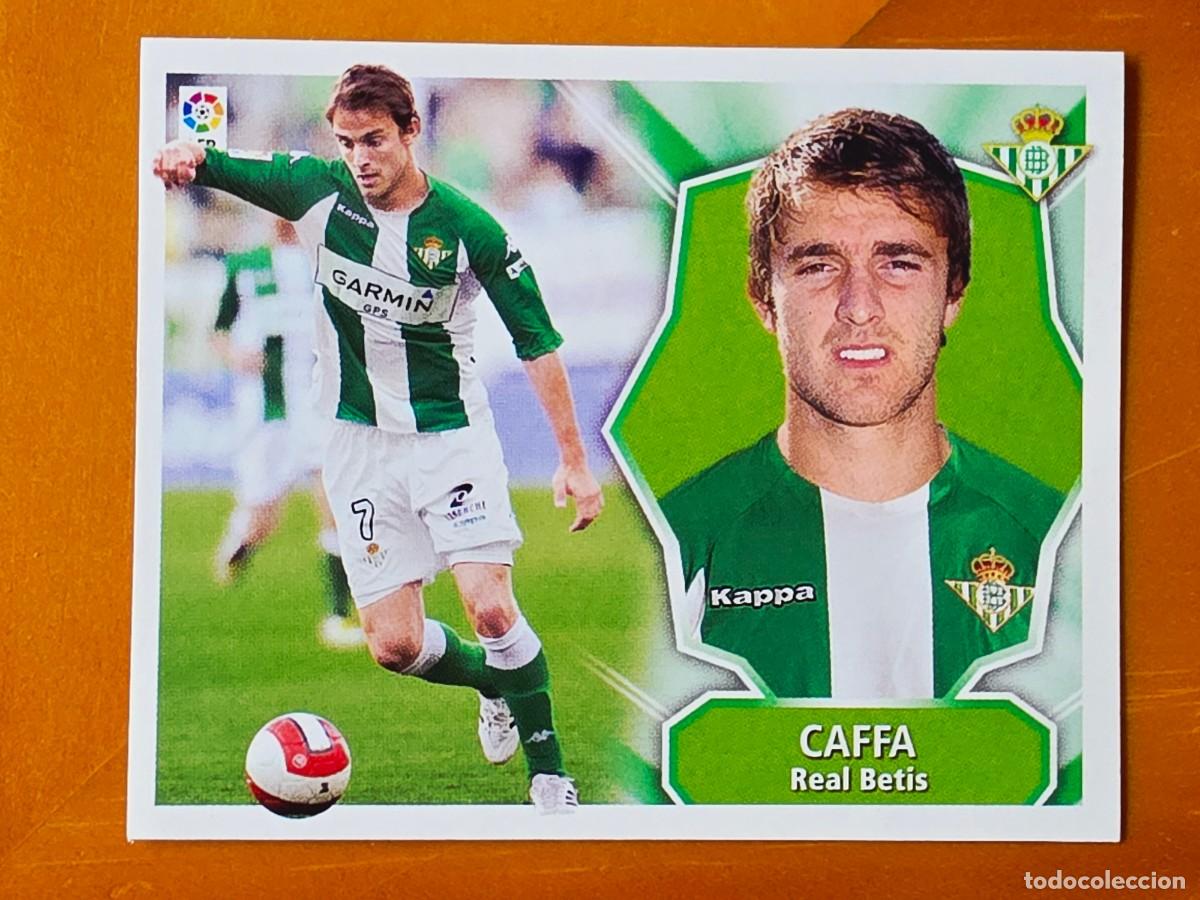 Cromos de f&uacute;tbol: Caffa, Real Betis, Panini Ediciones Liga Este 2008 2009 08 09, sin pegar