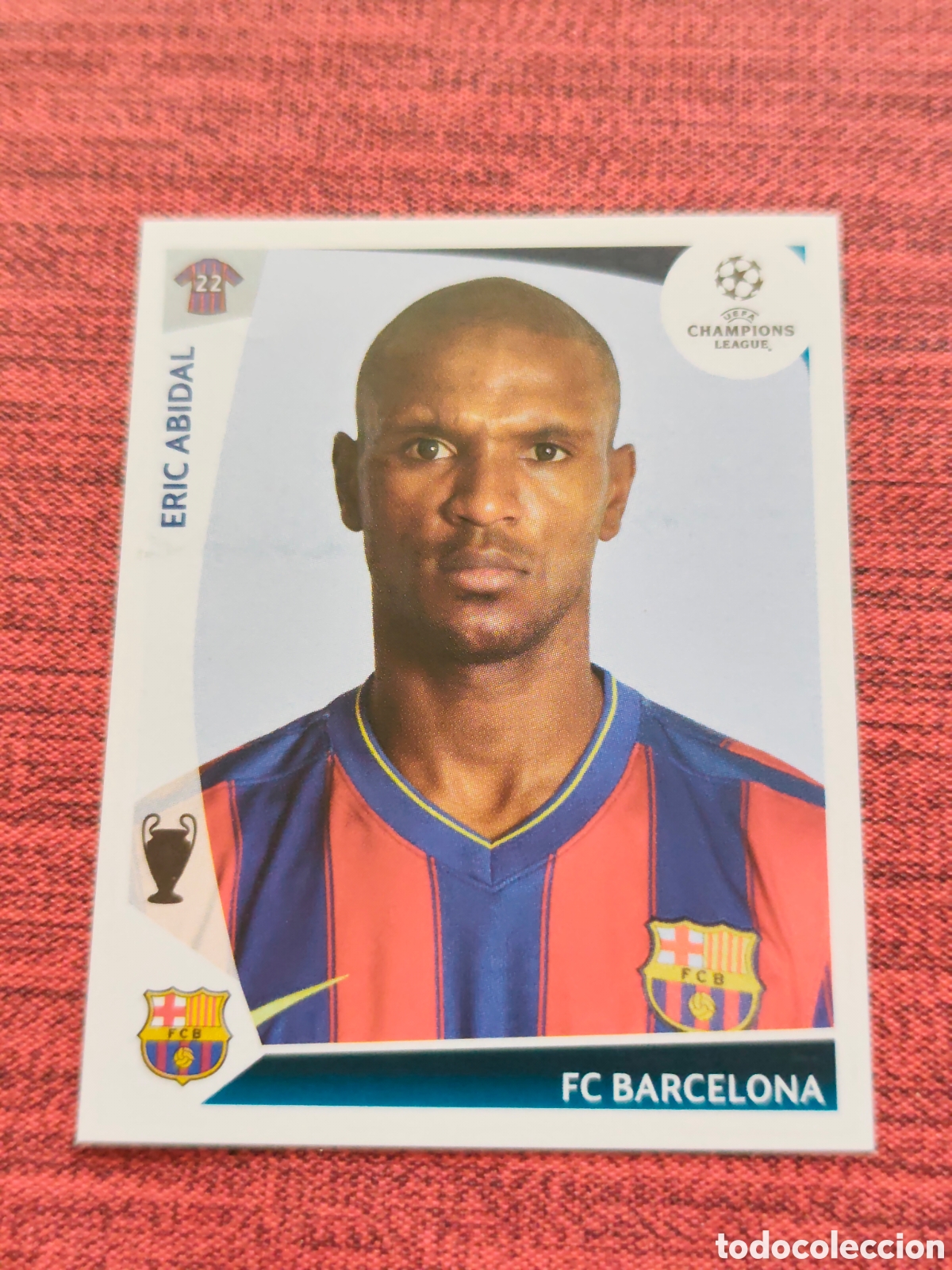 Cromos de f&uacute;tbol: 352 ABIDAL FC BARCELONA UEFA CHAMPIONS LEAGUE 2009 2010 PANINI