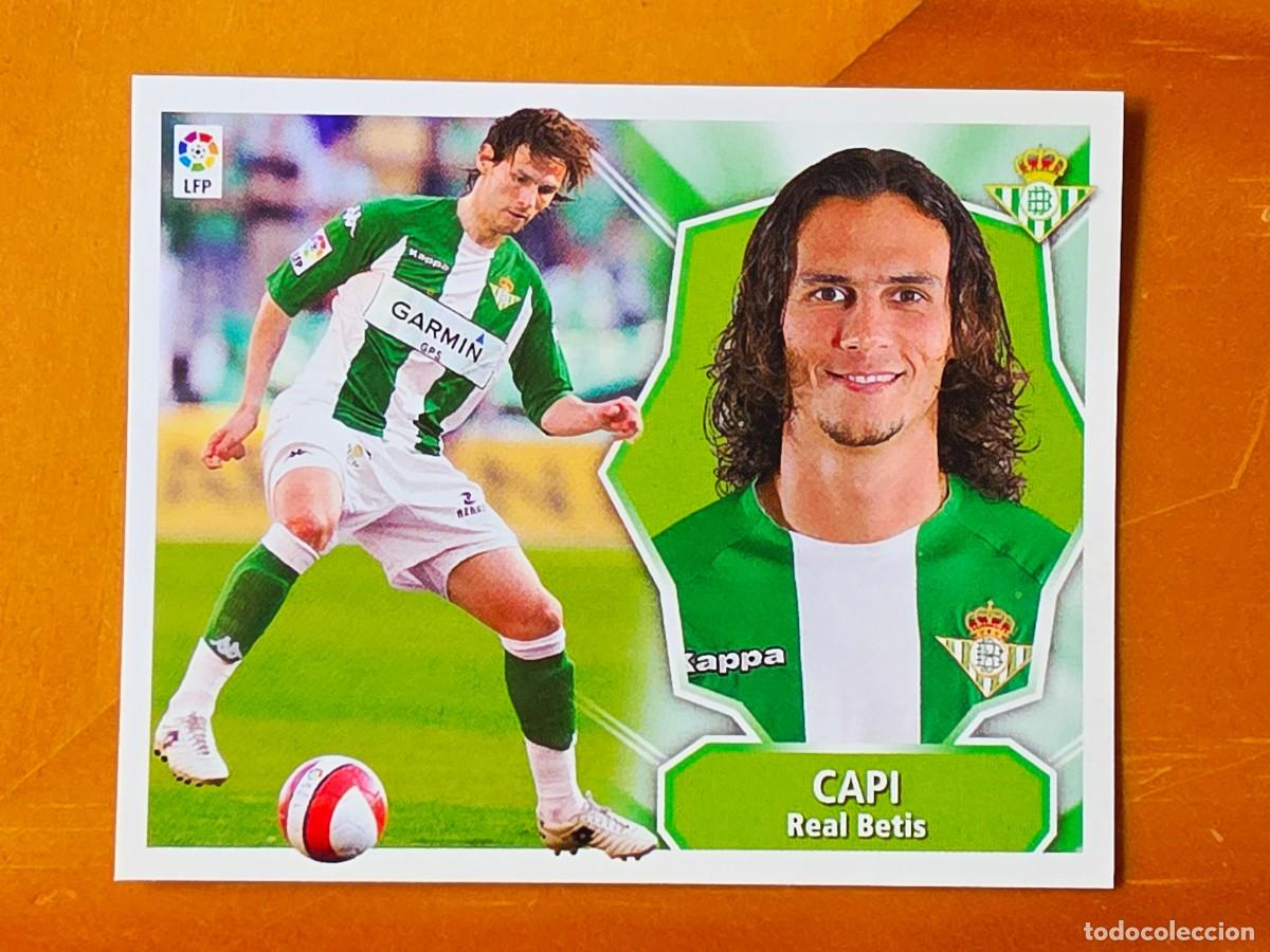 Cromos de f&uacute;tbol: Capi, Real Betis, Panini Ediciones Liga Este 2008 2009 08 09, sin pegar