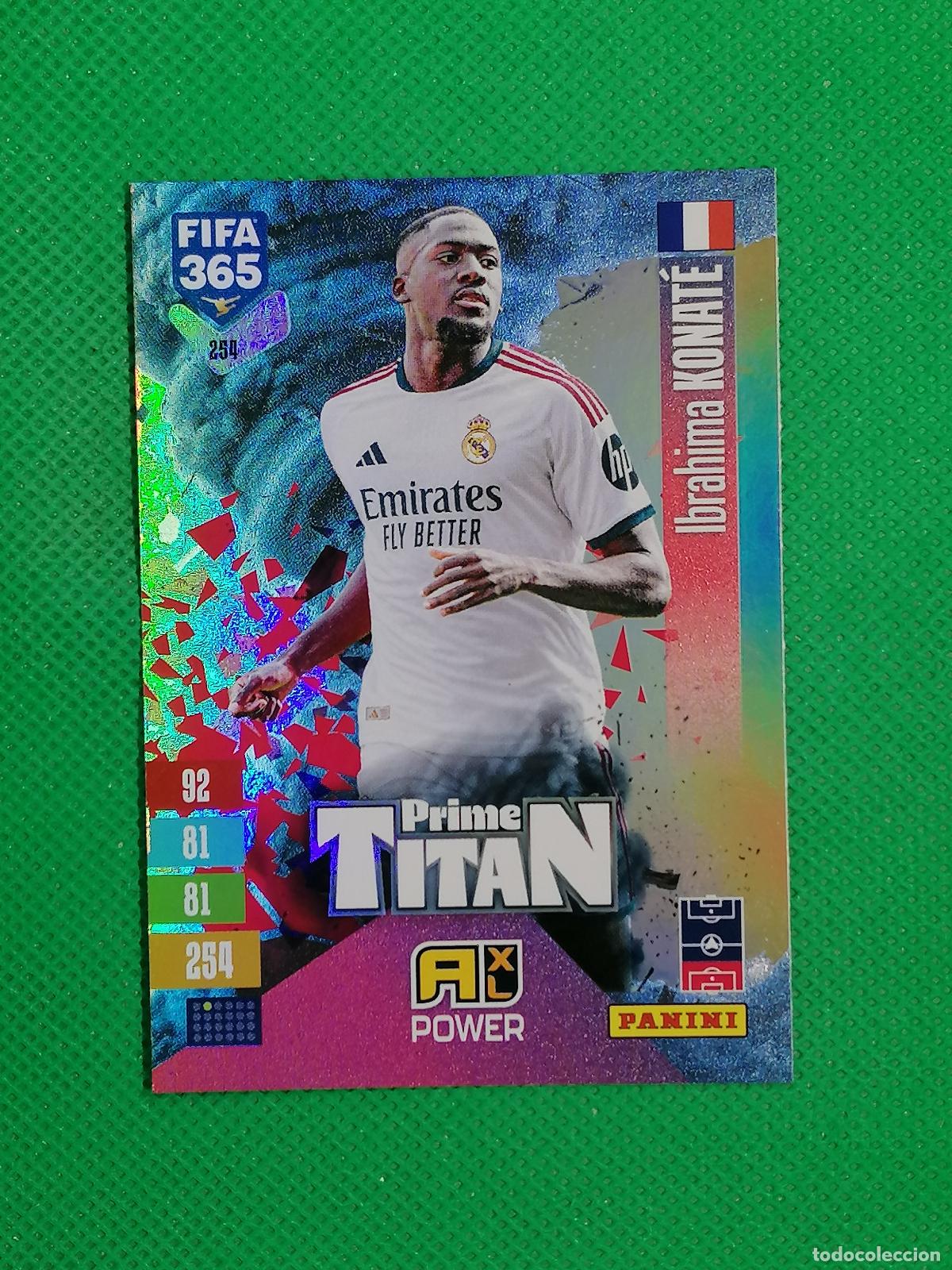 Cromos de f&uacute;tbol: 254 IBRAHIMA KONATE REAL MADRID TITAN ⚽ PANINI ADRENALYN XL FIFA 365 26 27 2026 2027 ⚽