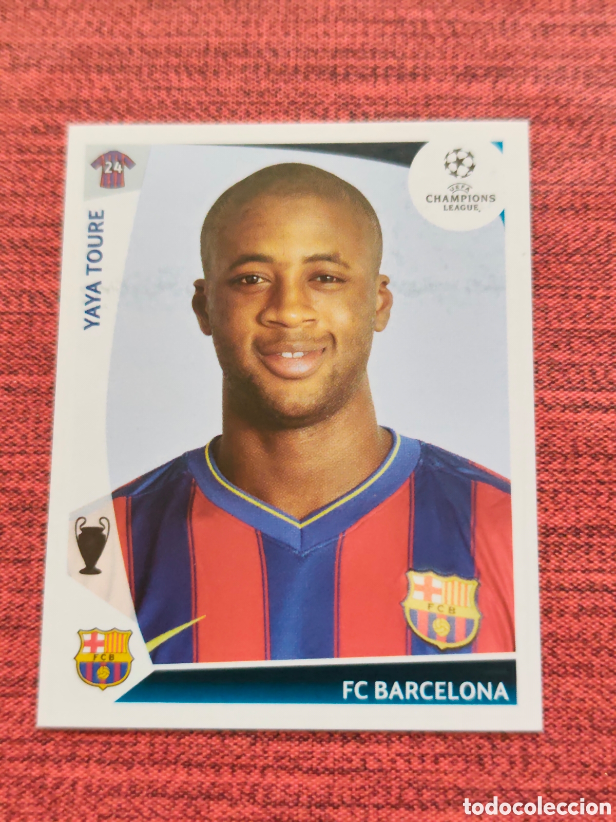 Cromos de f&uacute;tbol: 355 YAYA TOURE FC BARCELONA UEFA CHAMPIONS LEAGUE 2009 2010 PANINI