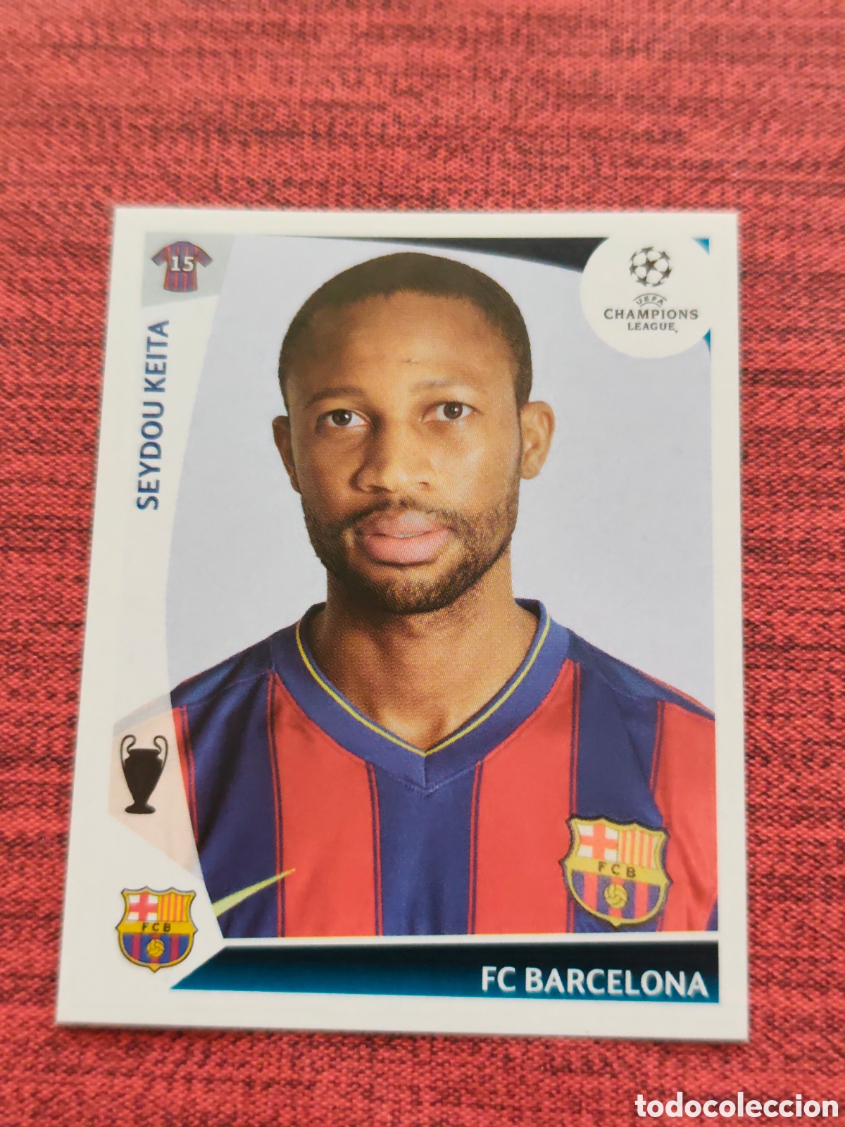 Cromos de f&uacute;tbol: 356 KEITA FC BARCELONA UEFA CHAMPIONS LEAGUE 2009 2010 PANINI