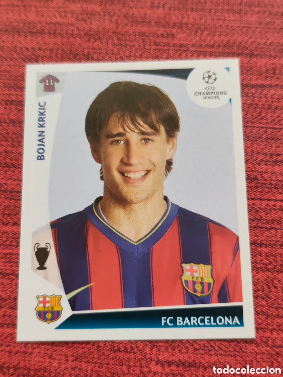Cromos de f&uacute;tbol: 360 BOJAN KRKIC FC BARCELONA UEFA CHAMPIONS LEAGUE 2009 2010 PANINI