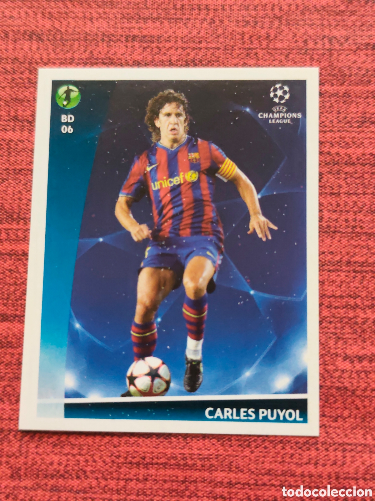 Cromos de f&uacute;tbol: 552 PUYOL FC BARCELONA UEFA CHAMPIONS LEAGUE 2009 2010 PANINI
