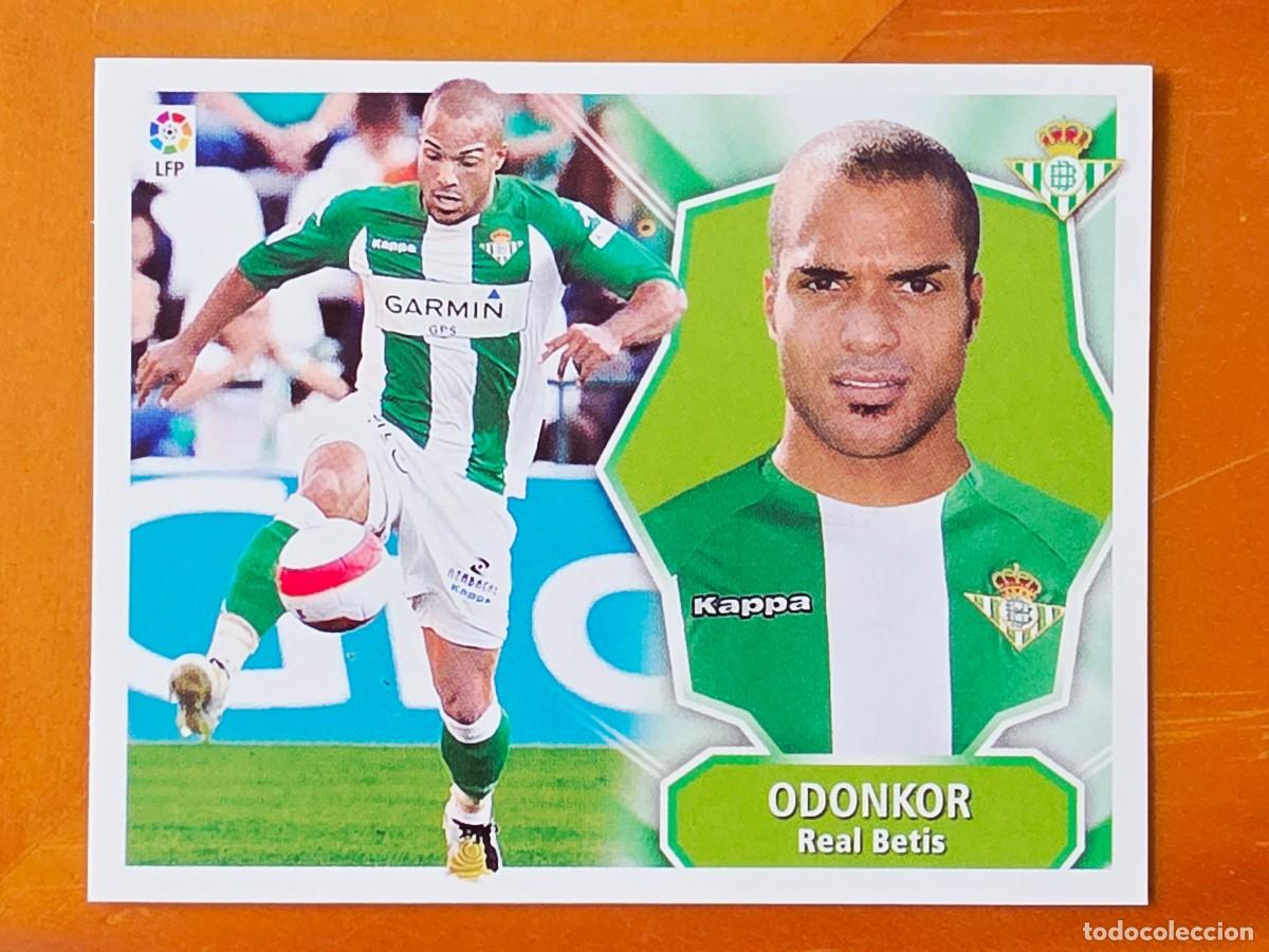 Cromos de f&uacute;tbol: David Odonkor, Real Betis, Panini Ediciones Liga Este 2008 2009 08 09, sin pegar
