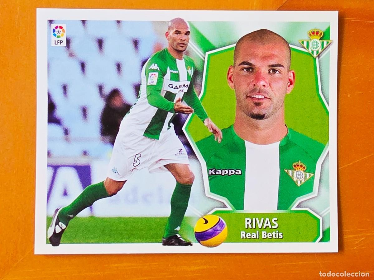 Cromos de f&uacute;tbol: David Rivas, Real Betis, Panini Ediciones Liga Este 2008 2009 08 09, sin pegar