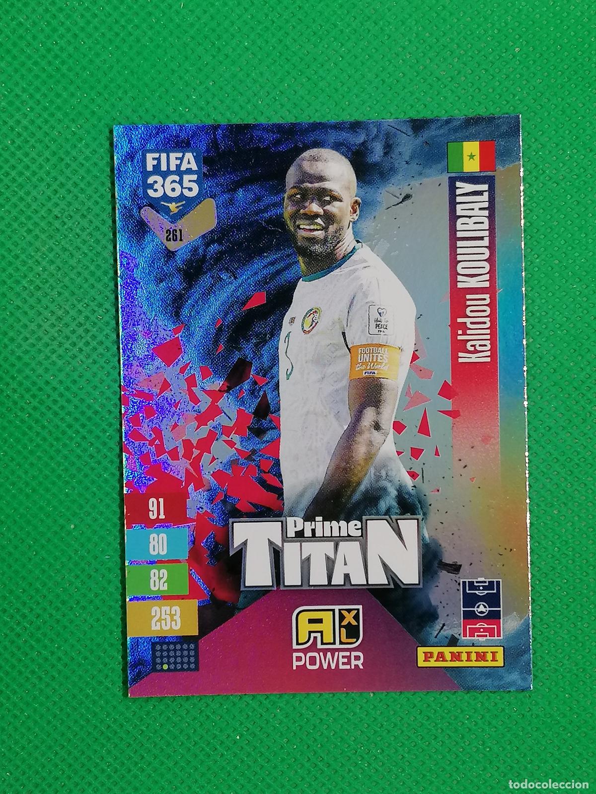 Cromos de f&uacute;tbol: 261 KALIDOU KOULIBALY SENEGAL TITAN POWER ⚽ PANINI ADRENALYN XL FIFA 365 26 27 2026 2027 ⚽