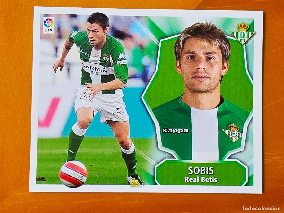 Cromos de f&uacute;tbol: Rafael S&oacute;bis, Real Betis, Panini Ediciones Liga Este 2008 2009 08 09, sin pegar