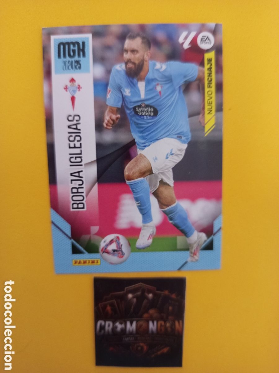 Fu&szlig;ball-Sticker: ❇️ CROMO ⚽ CARD BORJA IGLESIAS CELTA DE VIGO NUEVO FICHAJE MEGACRACKS 24 25 MGKS 2024 2025 PANINI ❇️