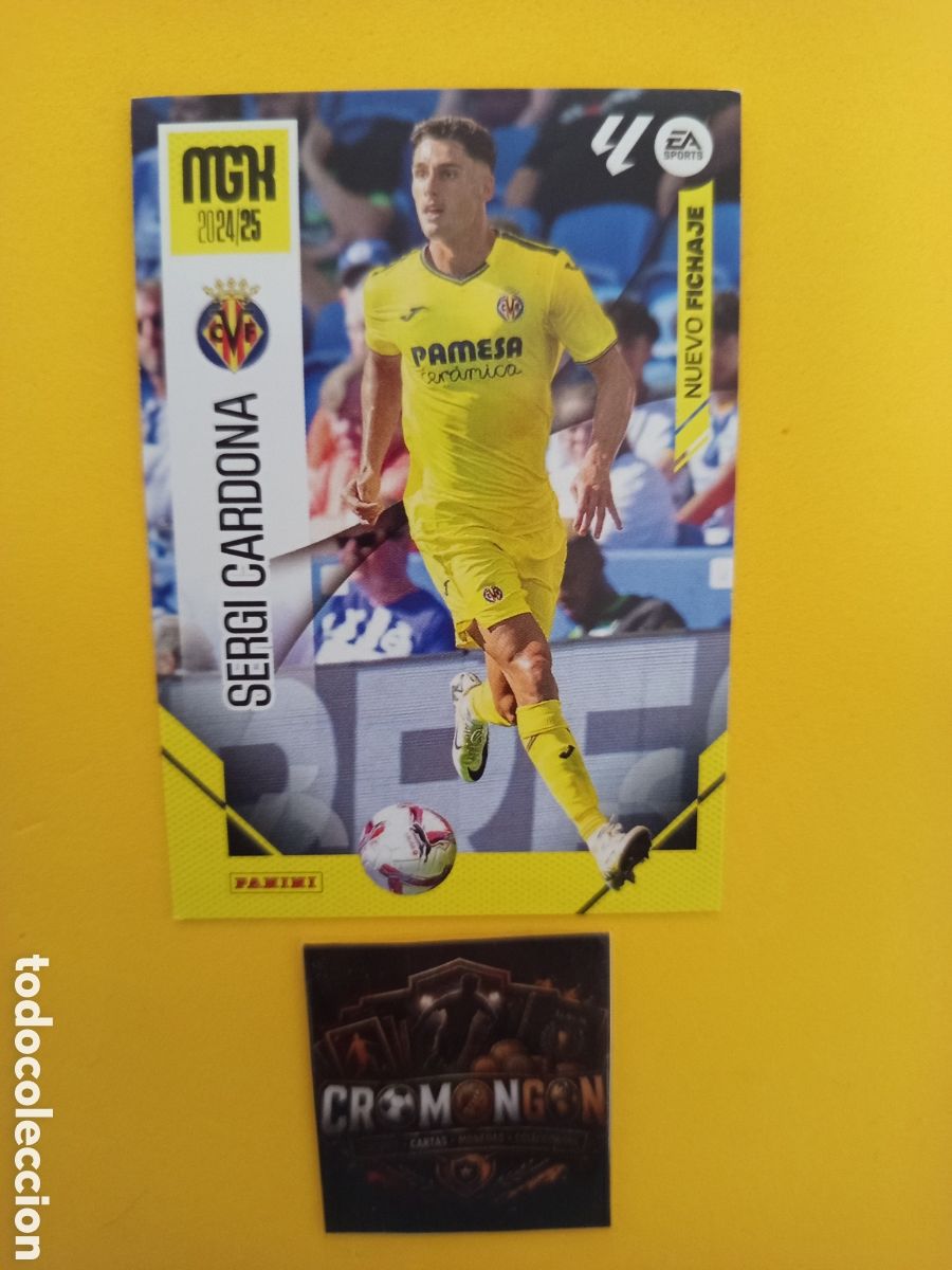 Fu&szlig;ball-Sticker: ❇️ CROMO ⚽ CARD SERGI CARDONA VILLARREAL NUEVO FICHAJE MEGACRACKS 24 25 MGKS 2024 2025 PANINI ❇️