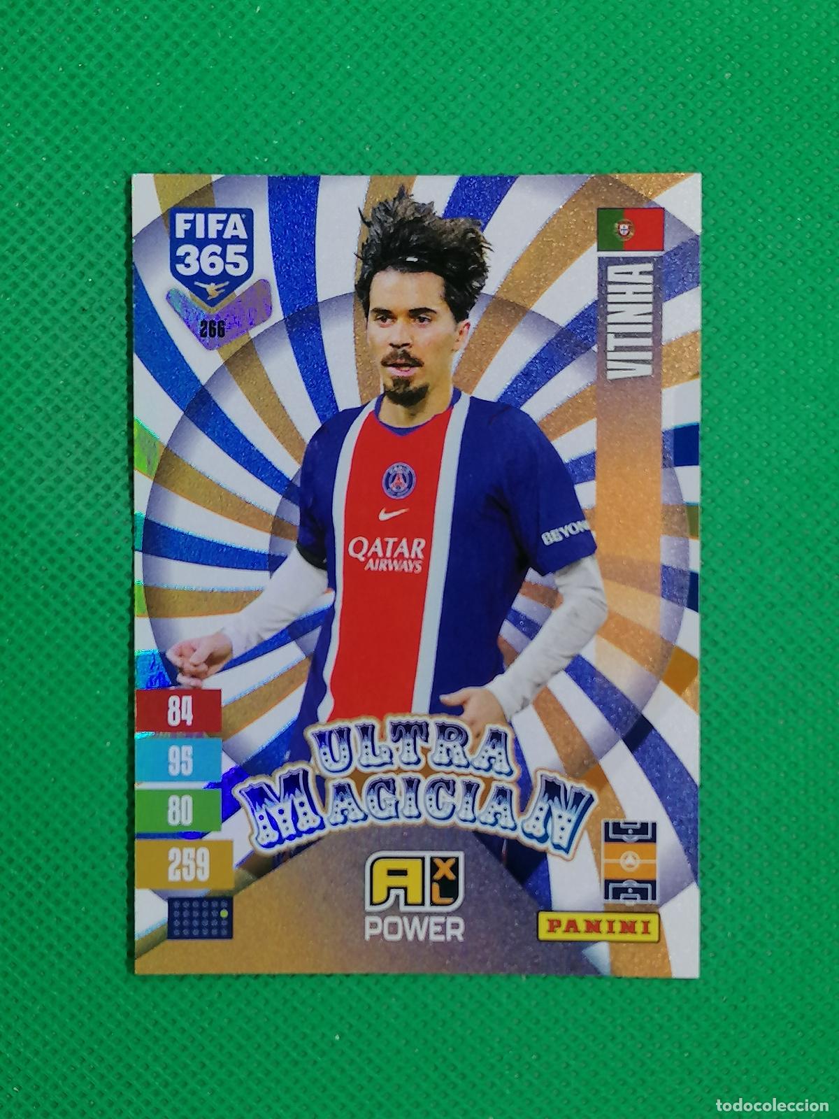 Cromos de f&uacute;tbol: 266 VITINHA PARIS PSG ULTRA MAGICIAN POWER ⚽ PANINI ADRENALYN XL FIFA 365 26 27 2026 2027 ⚽
