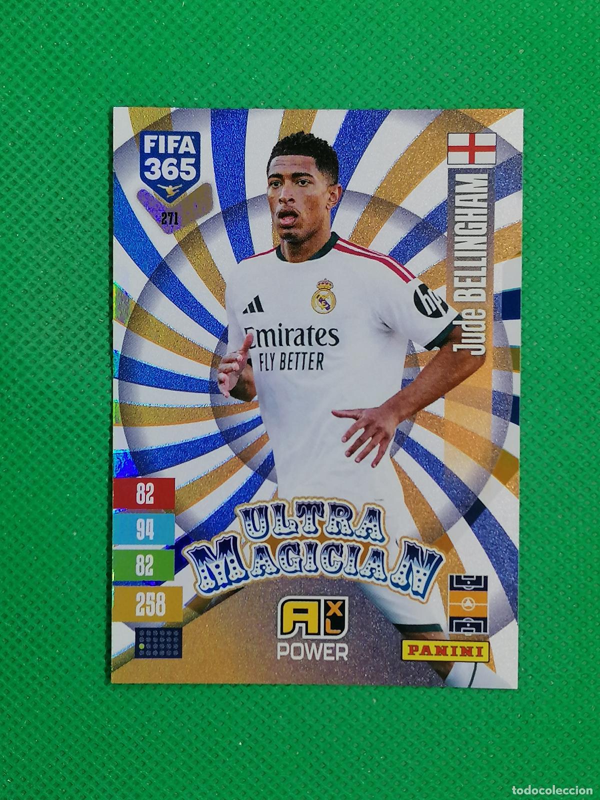 Cromos de f&uacute;tbol: 271 JUDE BELLINGHAM REAL MADRID ULTRA MAGICIAN POWER ⚽ ADRENALYN XL FIFA 365 26 27 2026 2027 ⚽