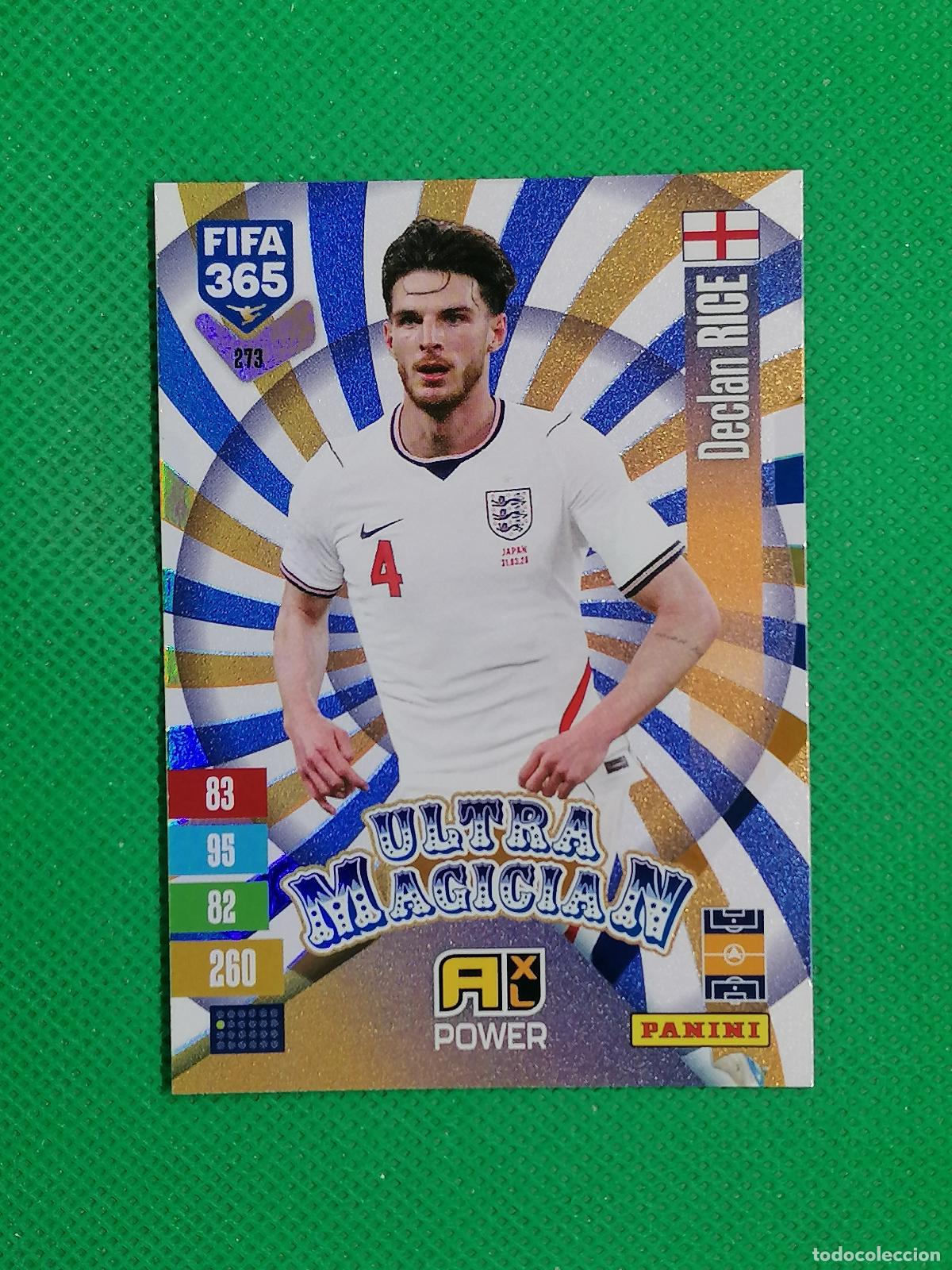 Cromos de f&uacute;tbol: 273 DECLAN RICE INGLATERRA ULTRA MAGICIAN POWER ⚽ PANINI ADRENALYN XL FIFA 365 26 27 2026 2027 ⚽