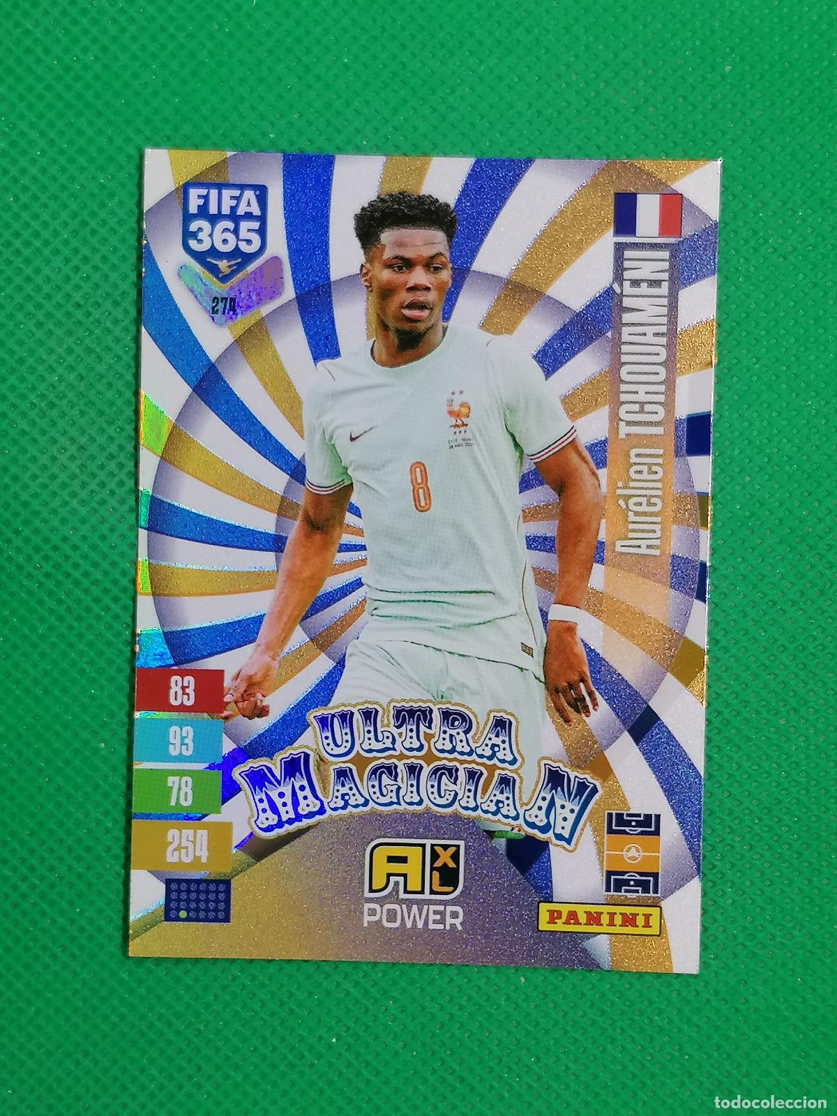 Cromos de f&uacute;tbol: 274 TCHOUAMENI FRANCIA ULTRA MAGICIAN POWER ⚽ PANINI ADRENALYN XL FIFA 365 26 27 2026 2027 ⚽