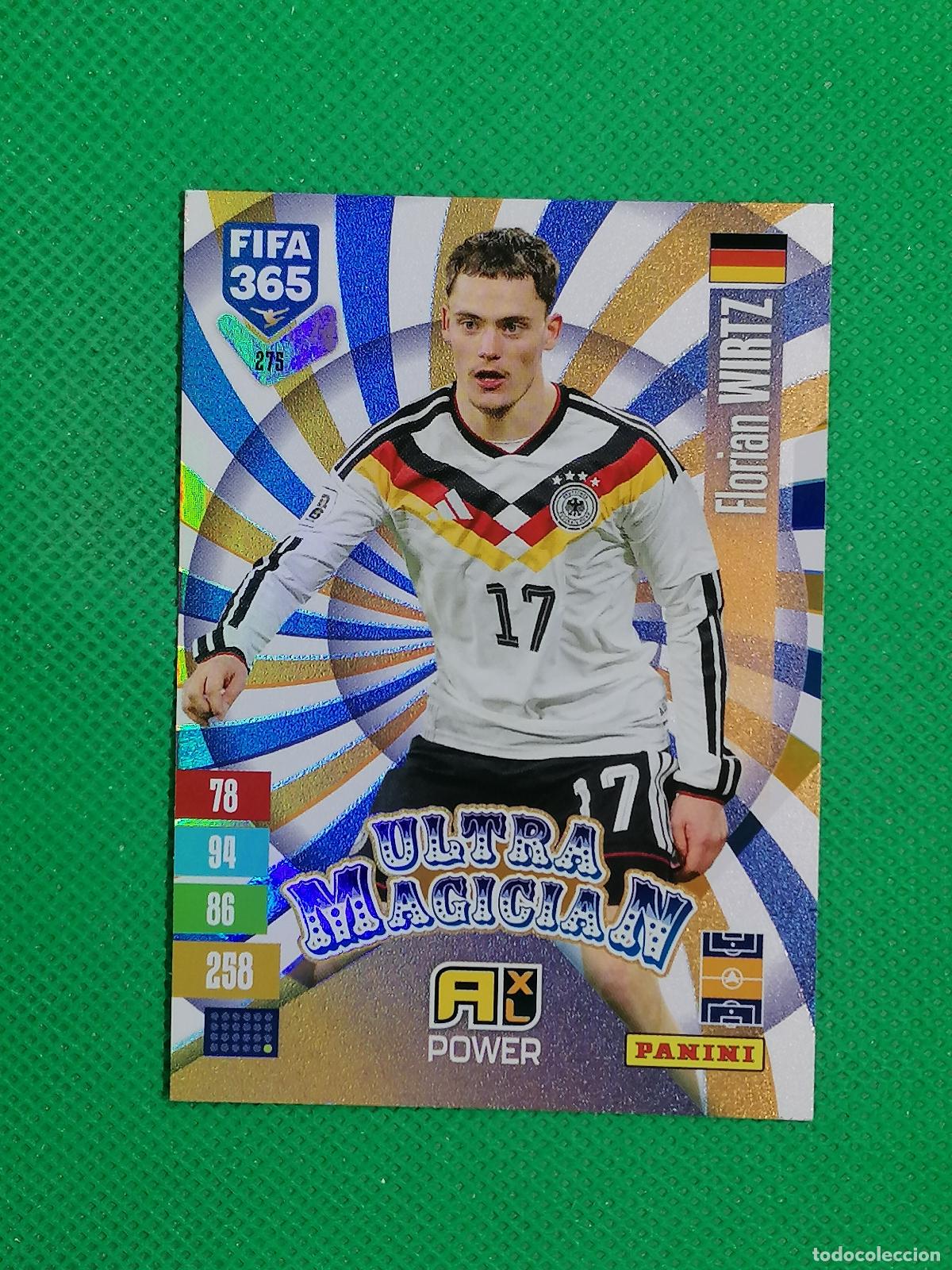 Cromos de f&uacute;tbol: 275 FLORIAN WIRTZ ALEMANIA ULTRA MAGICIAN POWER ⚽ PANINI ADRENALYN XL FIFA 365 26 27 2026 2027 ⚽
