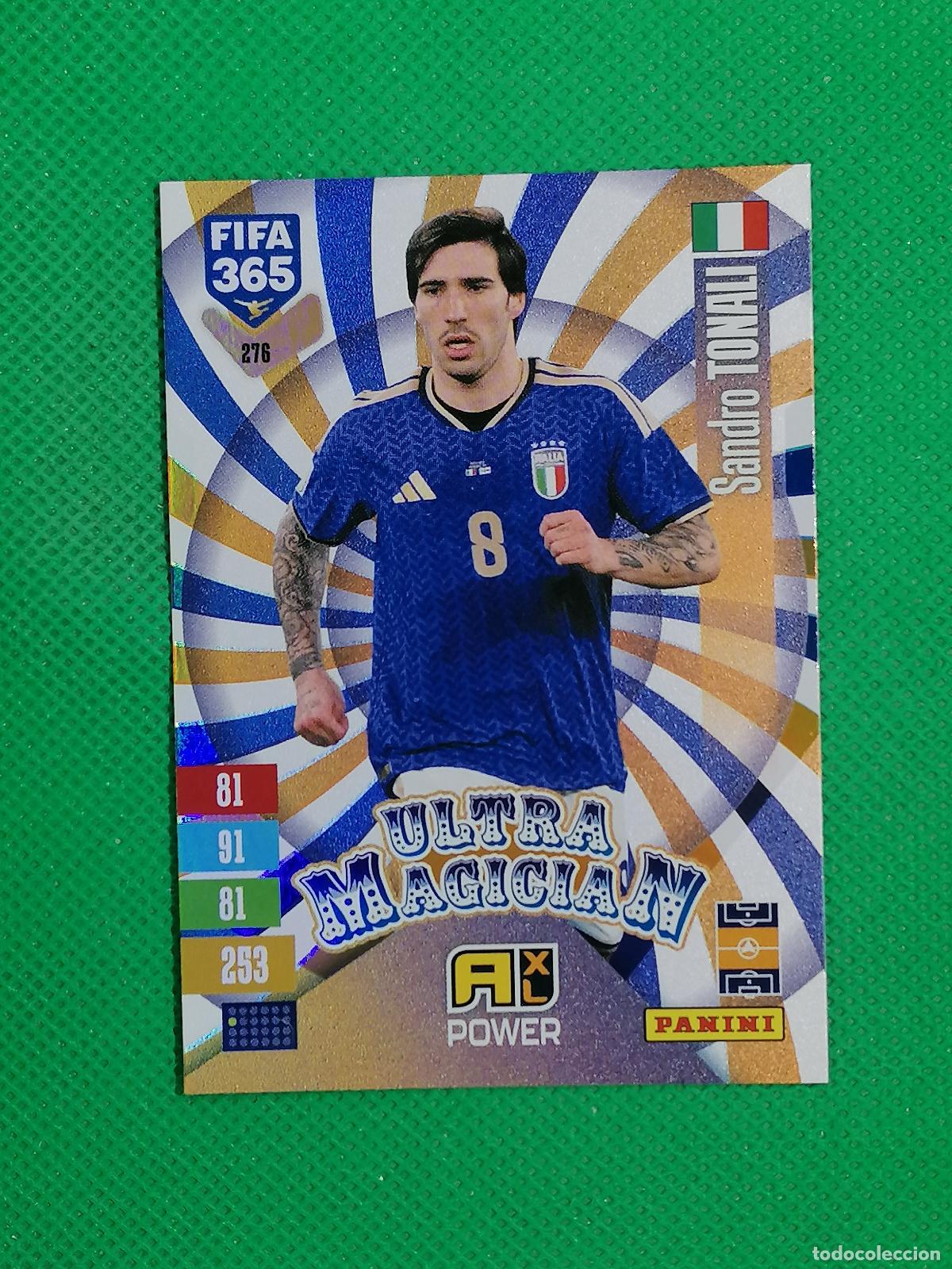 Cromos de f&uacute;tbol: 276 SANDRO TONALI ITALIA ULTRA MAGICIAN POWER ⚽ PANINI ADRENALYN XL FIFA 365 26 27 2026 2027 ⚽