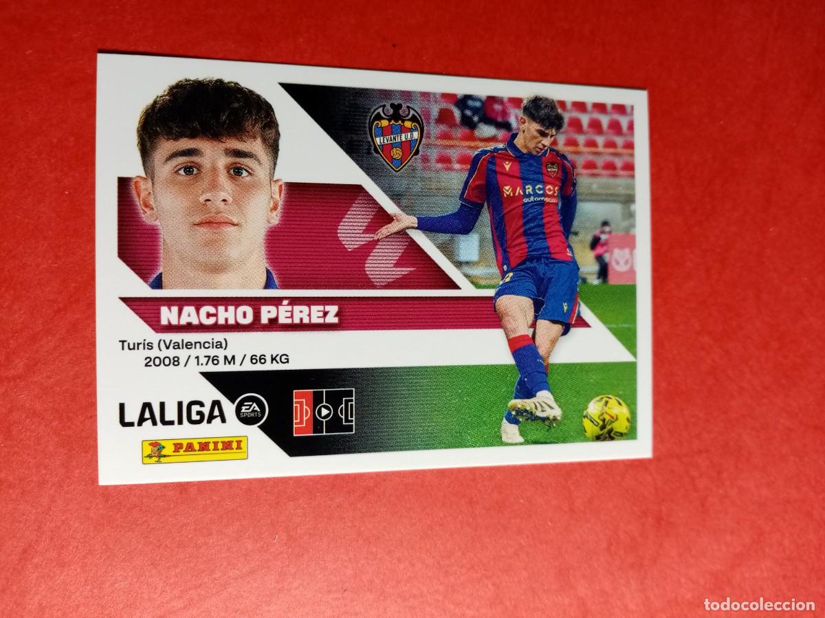 Cromos de f&uacute;tbol: N&ordm; 6 BIS 6BIS NACHO PEREZ, COLOCA, LEVANTE UD, LIGA ESTE 2026 2027 26 27 PANINI
