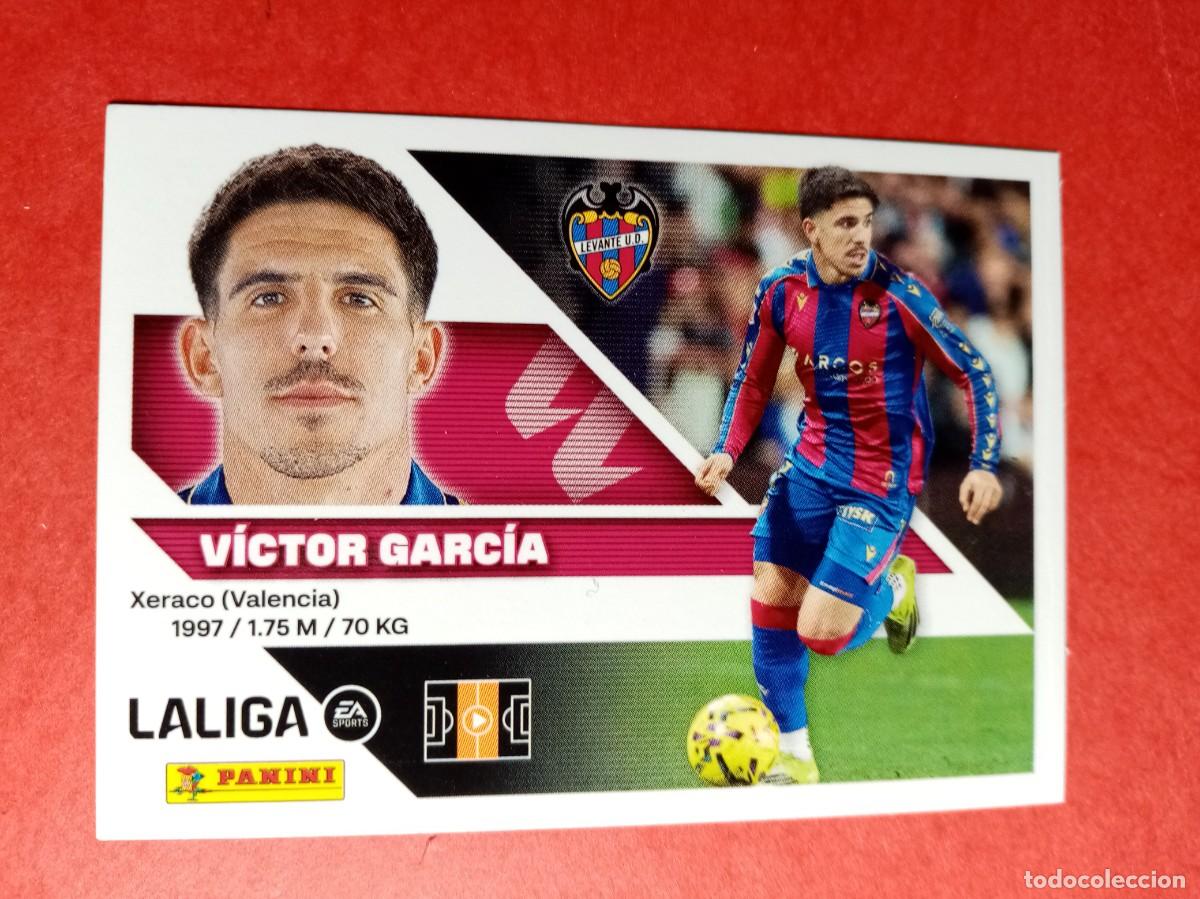 Cromos de f&uacute;tbol: N&ordm; 14 A 14A VICTOR GARCIA, LEVANTE UD, LIGA ESTE 2026 2027 26 27 PANINI