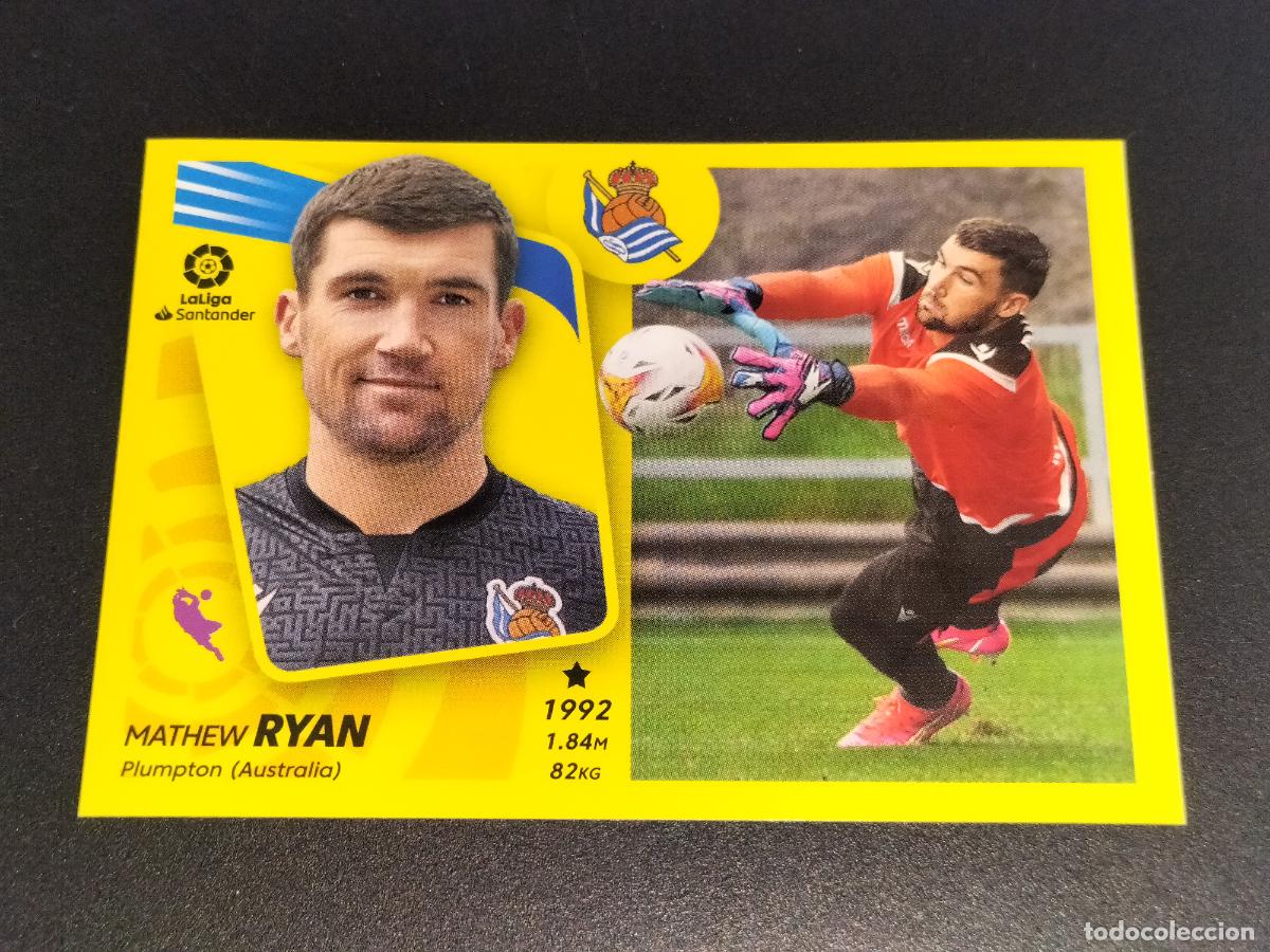 Cromos de Futebol: N&ordm; 6 MATHEW RYAN REAL SOCIEDAD CROMOS LALIGA SANTANDER ESTE LIGA FUTBOL 2021 2022 21 22 PANINI