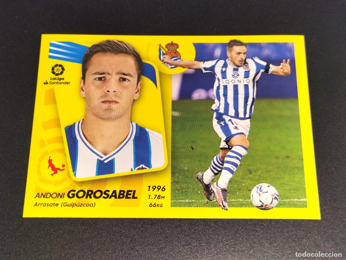 Cromos de Futebol: N&ordm; 7 A GOROSABEL REAL SOCIEDAD CROMOS LALIGA SANTANDER ESTE LIGA FUTBOL 2021 2022 21 22 PANINI