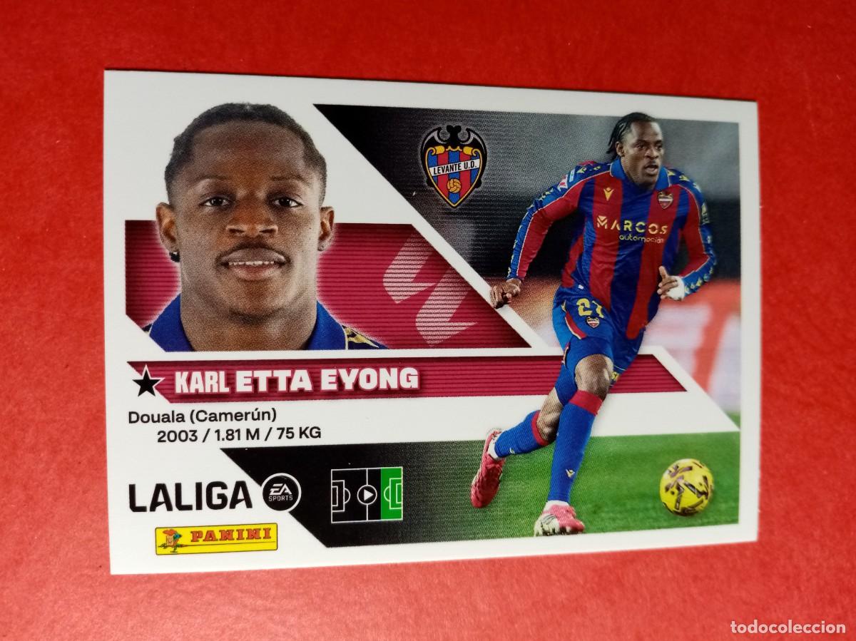 Cromos de Futebol: N&ordm; 19 KARL ETTA EYONG, LEVANTE UD, LIGA ESTE 2026 2027 26 27 PANINI