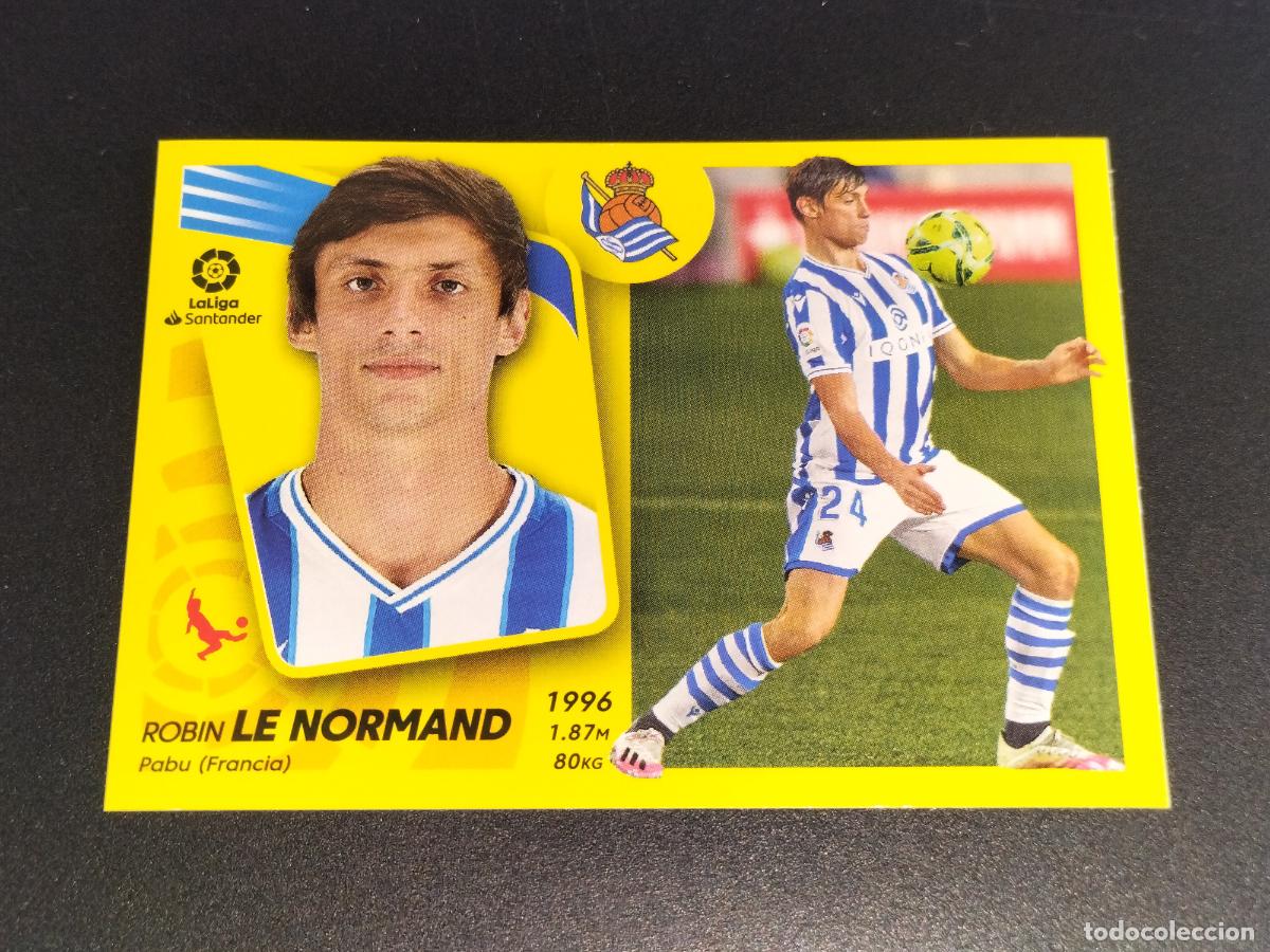 Cromos de f&uacute;tbol: N&ordm; 8 LE NORMAND REAL SOCIEDAD CROMO LALIGA SANTANDER ESTE LIGA FUTBOL 2021 2022 21 22 PANINI