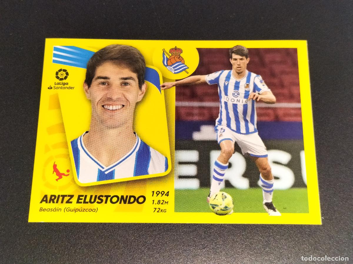 Cromos de f&uacute;tbol: N&ordm; 9 ARITZ ELUSTONDO REAL SOCIEDAD CROMO LALIGA SANTANDER ESTE LIGA FUTBOL 2021 2022 21 22 PANINI