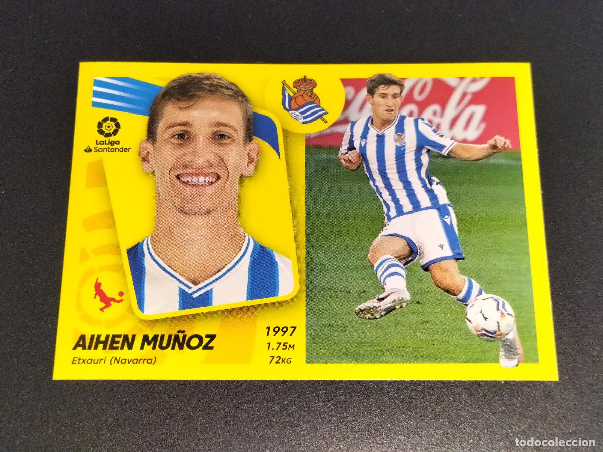 Cromos de Futebol: N&ordm; 11 BIS COLOCA AIHEN MU&Ntilde;OZ REAL SOCIEDAD CROMOS LALIGA SANTANDER ESTE LIGA 2021 2022 21 22 PANINI