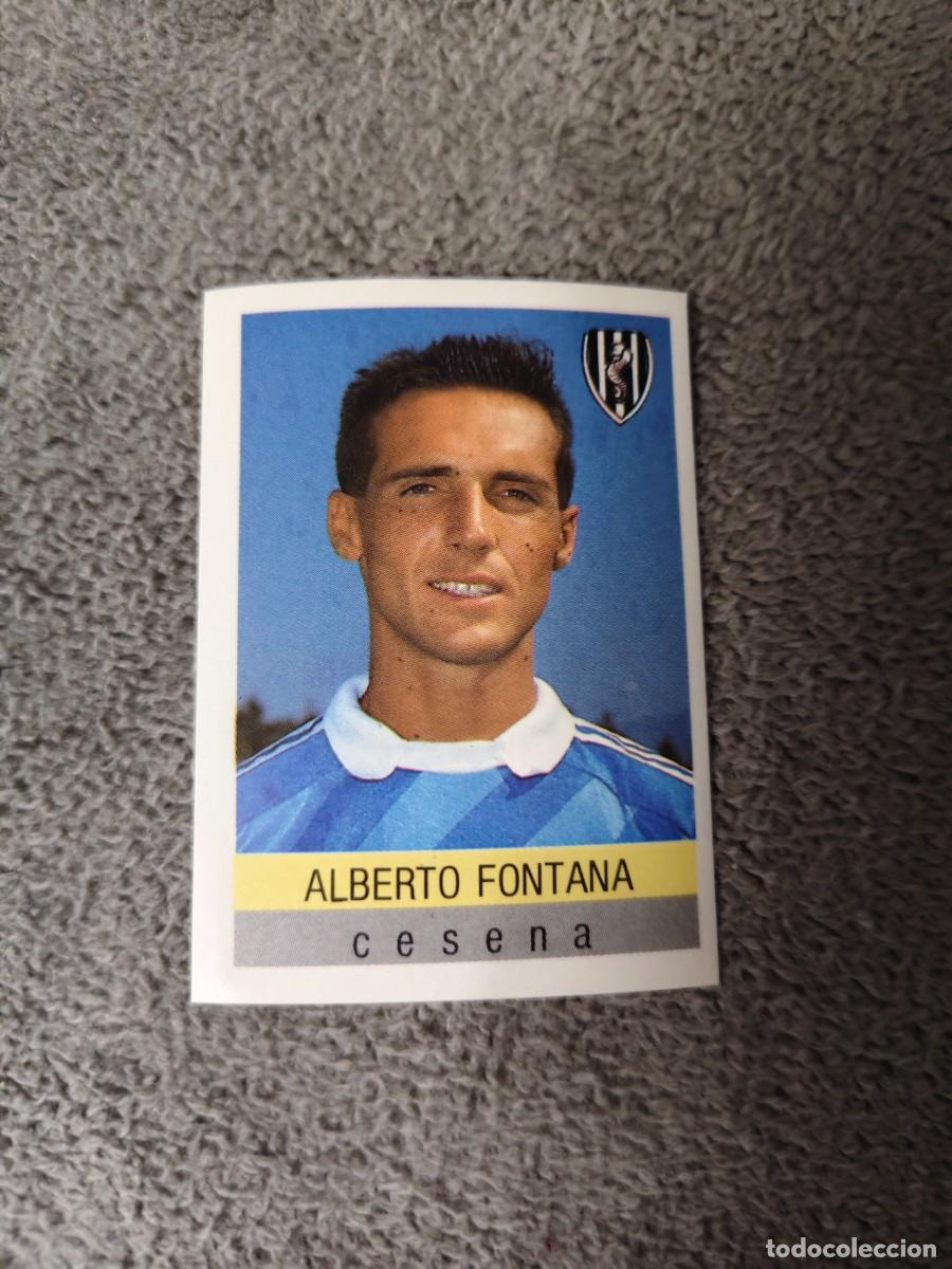 Cromos de f&uacute;tbol: 71 CALCIO 91 CALCIOFLASH ALBERTO FONTANA CESENA EUROFLASH 1990 90 1991 ITALIA NUEVO DE SOBRE