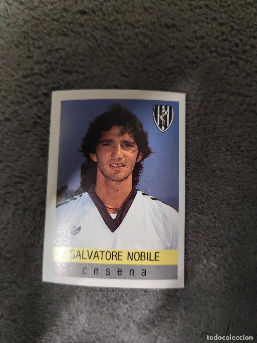 Cromos de f&uacute;tbol: 73 CALCIO 91 CALCIOFLASH SALVATORE NOBILE CESENA EUROFLASH 1990 90 1991 ITALIA NUEVO DE SOBRE
