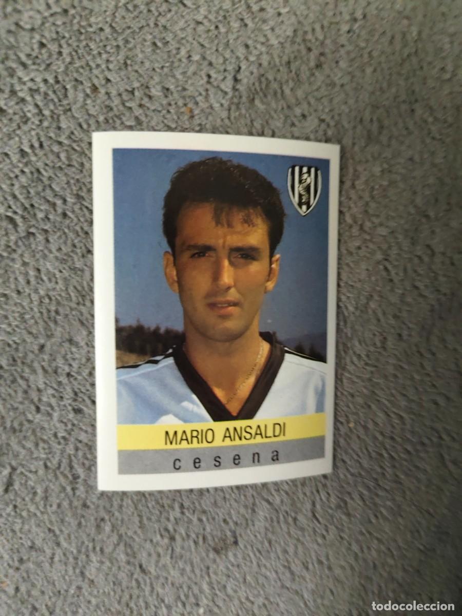 Fu&szlig;ball-Sticker: 82 CALCIO 91 CALCIOFLASH MARIO ANSALDI CESENA EUROFLASH 1990 90 1991 ITALIA NUEVO DE SOBRE