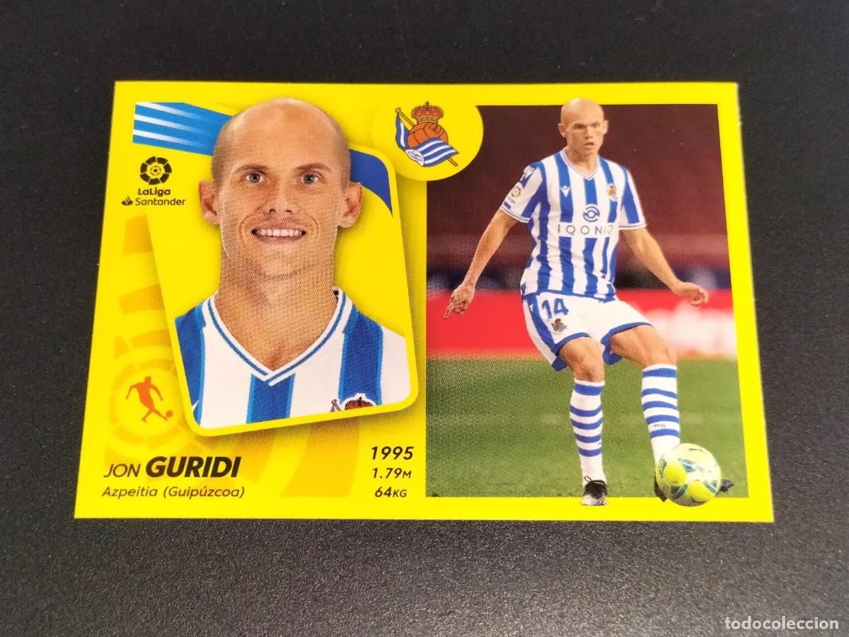 Fu&szlig;ball-Sticker: N&ordm; 15 B JON GURIDI REAL SOCIEDAD CROMOS LALIGA SANTANDER ESTE LIGA 2021 2022 21 22 PANINI