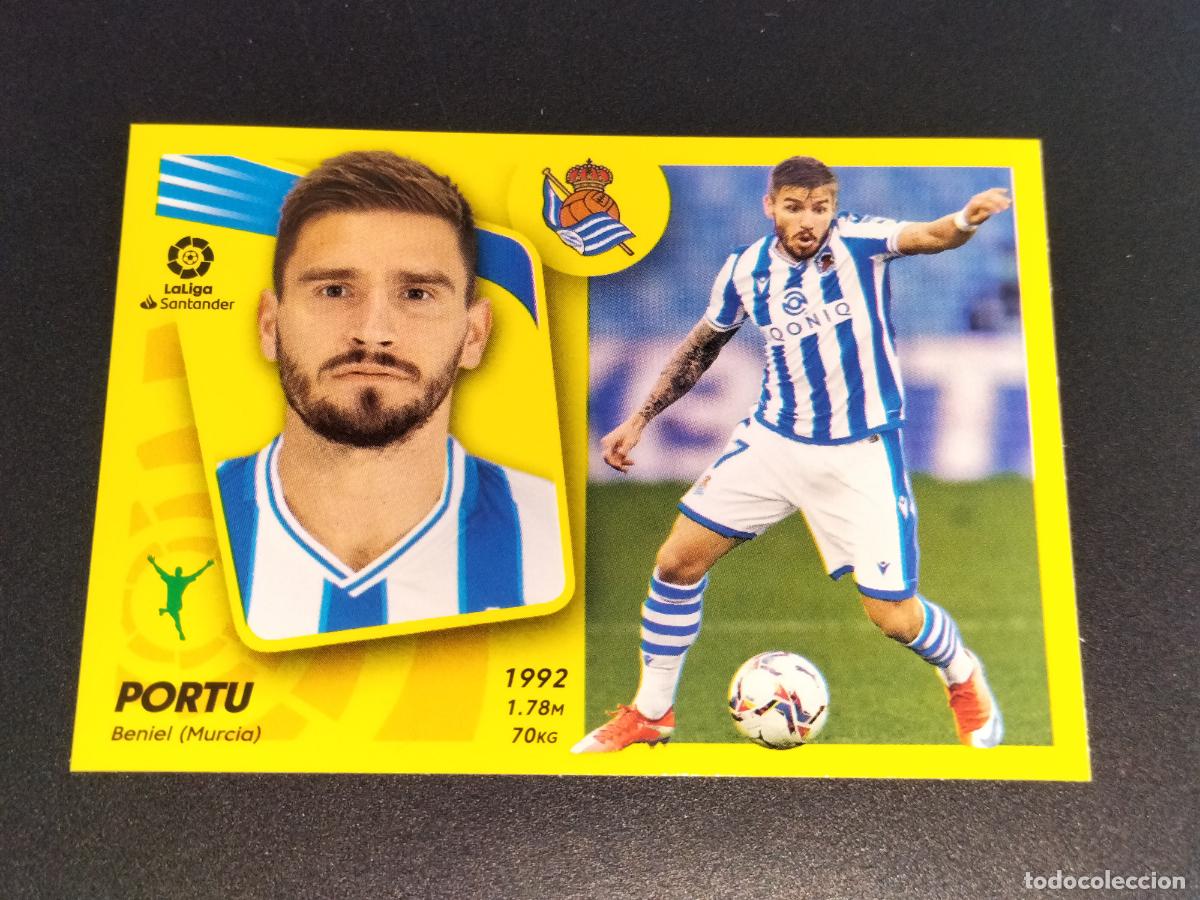 Cromos de Futebol: N&ordm; 18 PORTU REAL SOCIEDAD CROMOS LALIGA SANTANDER ESTE LIGA 2021 2022 21 22 PANINI