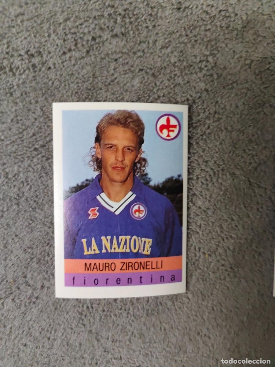 Cromos de Futebol: 97 CALCIO 91 CALCIOFLASH MAURO ZIRONELLI FIORENTINA EUROFLASH 1990 90 1991 ITALIA NUEVO DE SOBRE