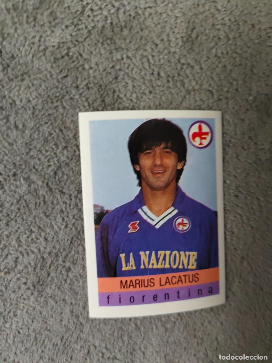 Cromos de f&uacute;tbol: 98 CALCIO 91 CALCIOFLASH MARIUS LACATUS FIORENTINA EUROFLASH 1990 90 1991 ITALIA NUEVO DE SOBRE