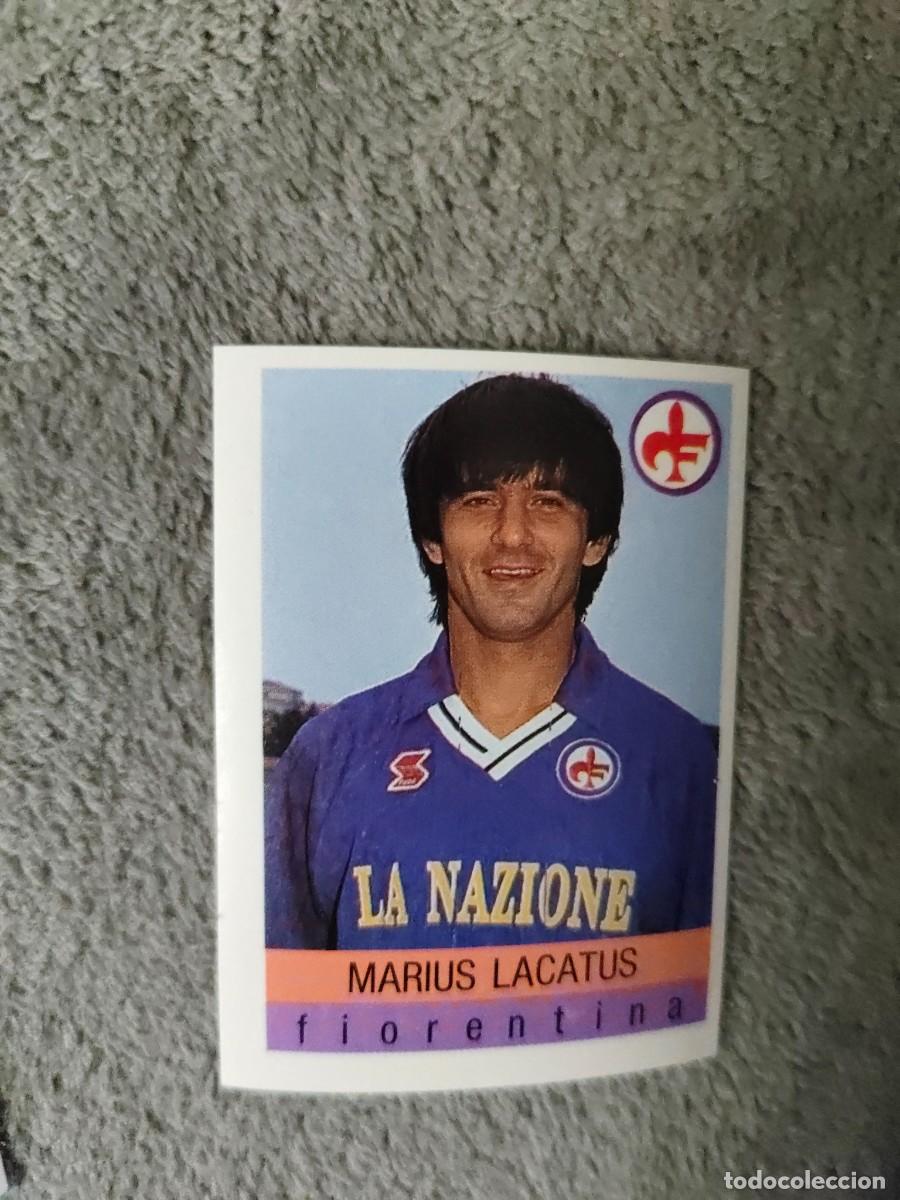 Cromos de f&uacute;tbol: 98 CALCIO 91 CALCIOFLASH MARIUS LACATUS FIORENTINA EUROFLASH 1990 90 1991 ITALIA NUEVO DE SOBRE