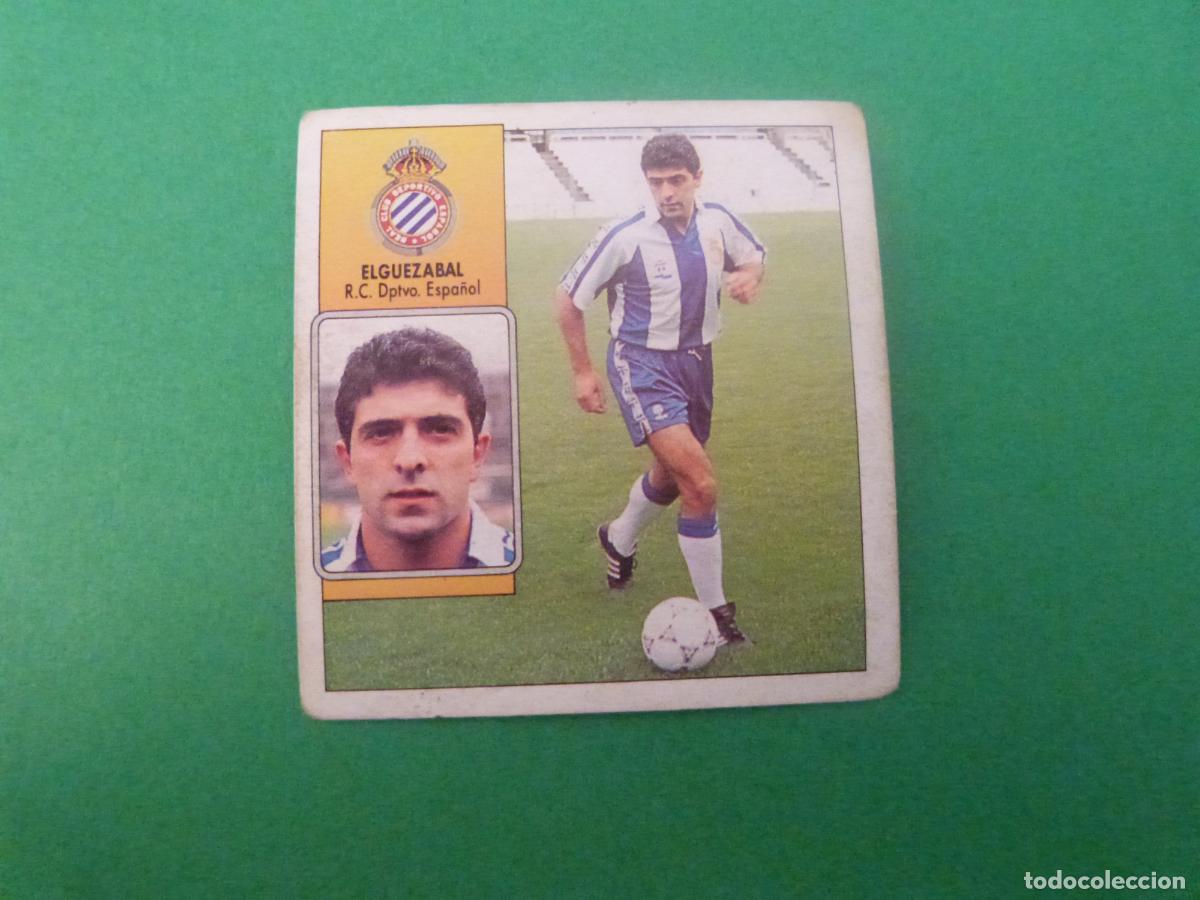Cromos de f&uacute;tbol: CROMO FUTBOL ELGUEZABAL R.C.D. ESPA&Ntilde;OL-ESPANYOL SIN PEGAR FICHAJE N&ordm; 3 LIGA ESTE 1992-1993/792-93