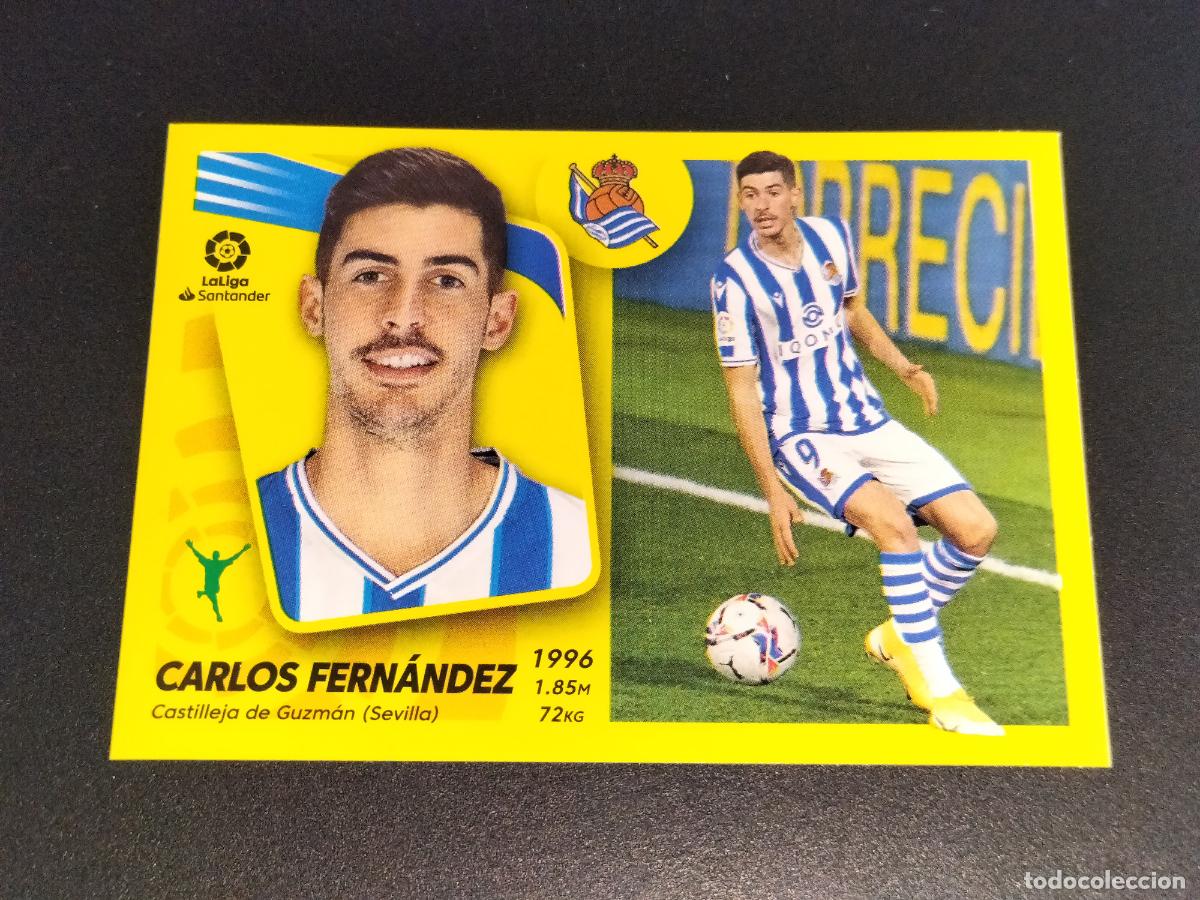 Cromos de f&uacute;tbol: N&ordm; 19 B CARLOS FERNANDEZ REAL SOCIEDAD CROMOS LALIGA SANTANDER ESTE LIGA 2021 2022 21 22 PANINI