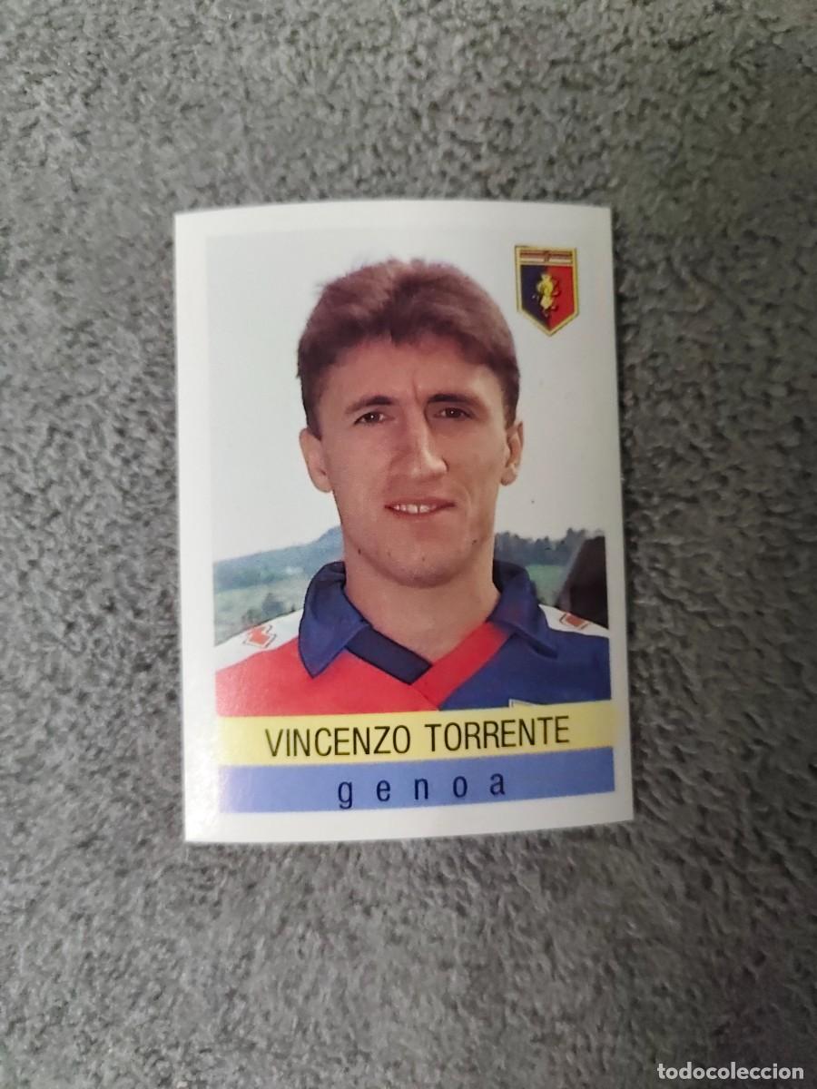 Cromos de f&uacute;tbol: 106 CALCIO 91 CALCIOFLASH VINCENZO TORRENTE GENOA EUROFLASH 1990 90 1991 ITALIA NUEVO DE SOBRE