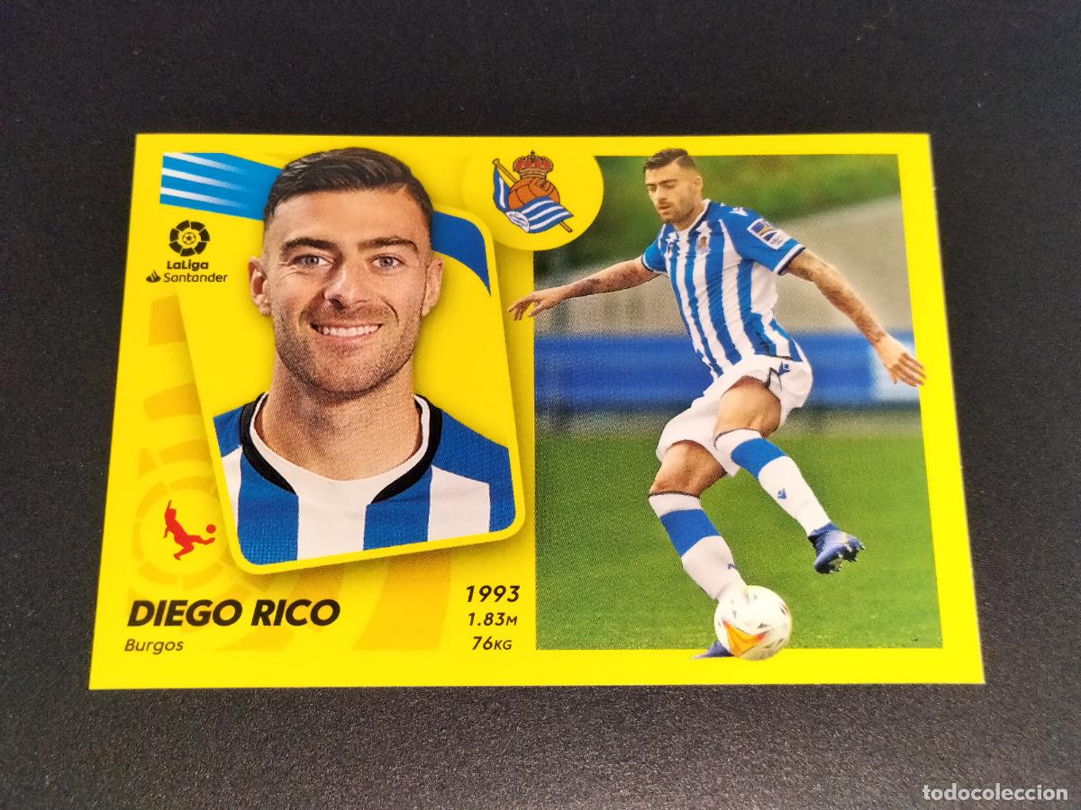 Cromos de f&uacute;tbol: FICHAJE 36 DIEGO RICO REAL SOCIEDAD CROMOS LALIGA SANTANDER ESTE LIGA 2021 2022 21 22 PANINI