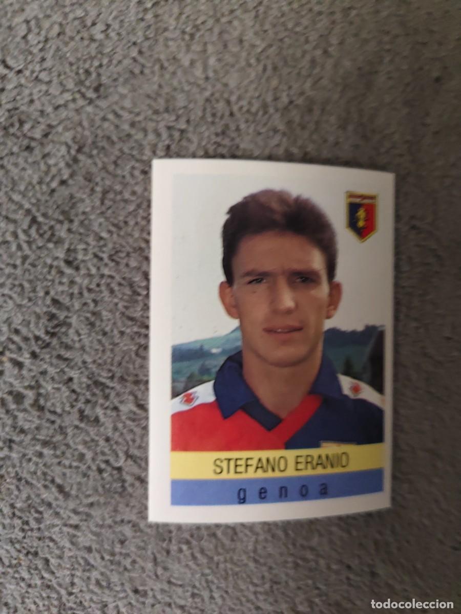Cromos de f&uacute;tbol: 108 CALCIO 91 CALCIOFLASH STEFANO ERANIO GENOA EUROFLASH 1990 90 1991 ITALIA NUEVO DE SOBRE