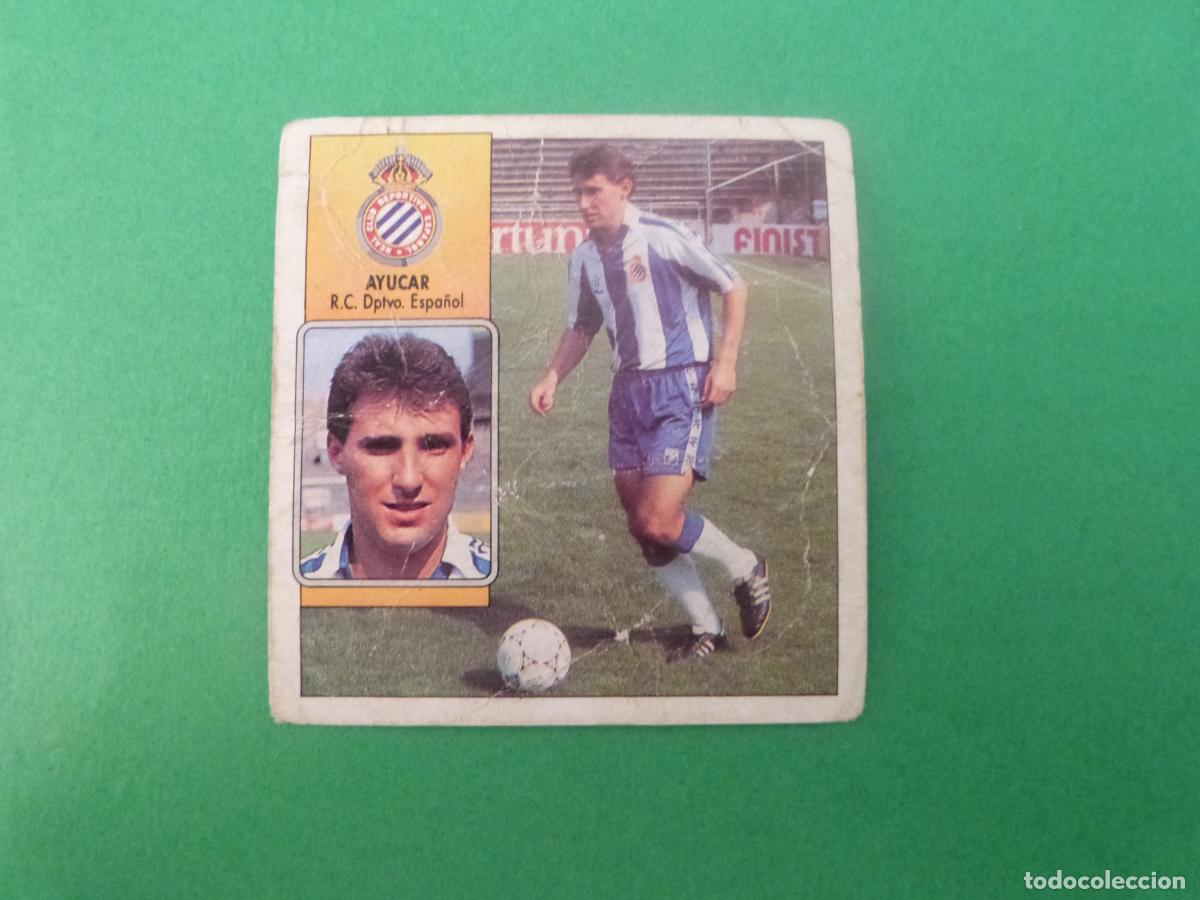 Cromos de f&uacute;tbol: CROMO FUTBOL AYUCAR R.C.D. ESPA&Ntilde;OL-ESPANYOL SIN PEGAR FICHAJE N&ordm; 4 LIGA ESTE 1992-1993/792-93