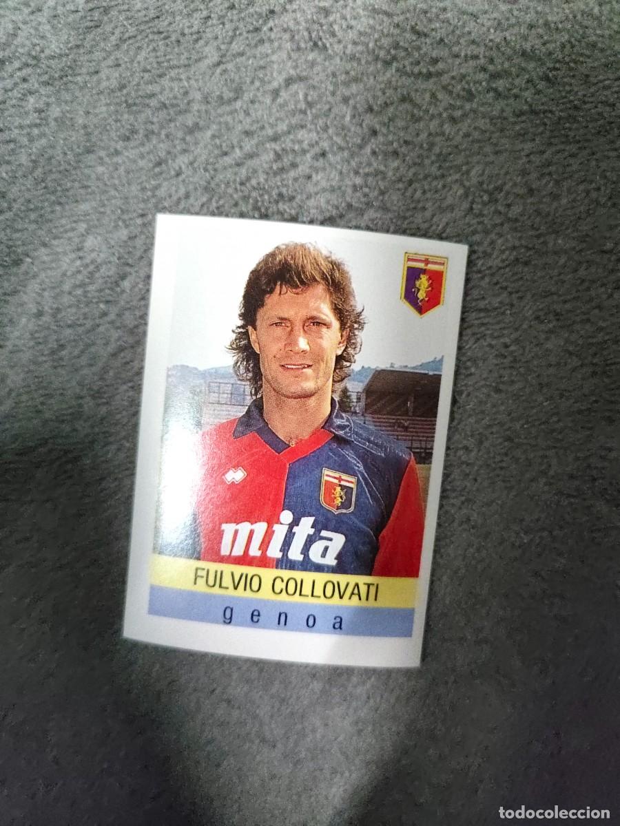 Cromos de f&uacute;tbol: 109 CALCIO 91 CALCIOFLASH FULVIO COLLOVATI GENOA EUROFLASH 1990 90 1991 ITALIA NUEVO DE SOBRE