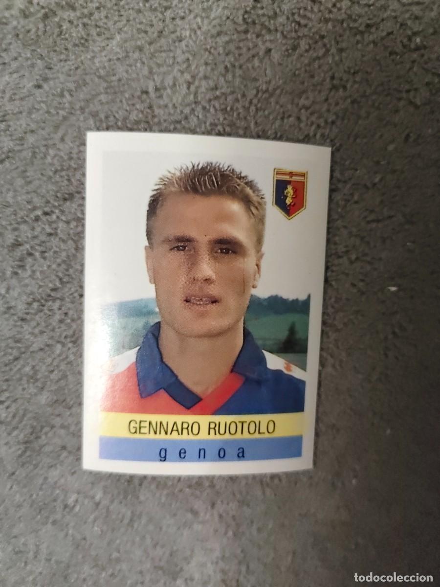 Cromos de f&uacute;tbol: 110 CALCIO 91 CALCIOFLASH GENNARO RUOTOLO GENOA EUROFLASH 1990 90 1991 ITALIA NUEVO DE SOBRE