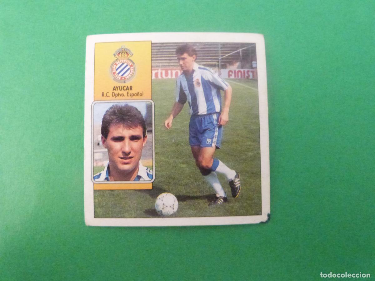 Cromos de f&uacute;tbol: CROMO FUTBOL AYUCAR R.C.D. ESPA&Ntilde;OL-ESPANYOL SIN PEGAR FICHAJE N&ordm; 4 LIGA ESTE 1992-1993/792-93